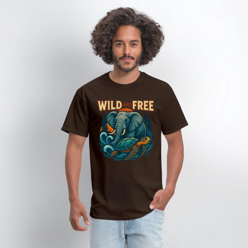 Wild and Free Unique Tee Concept