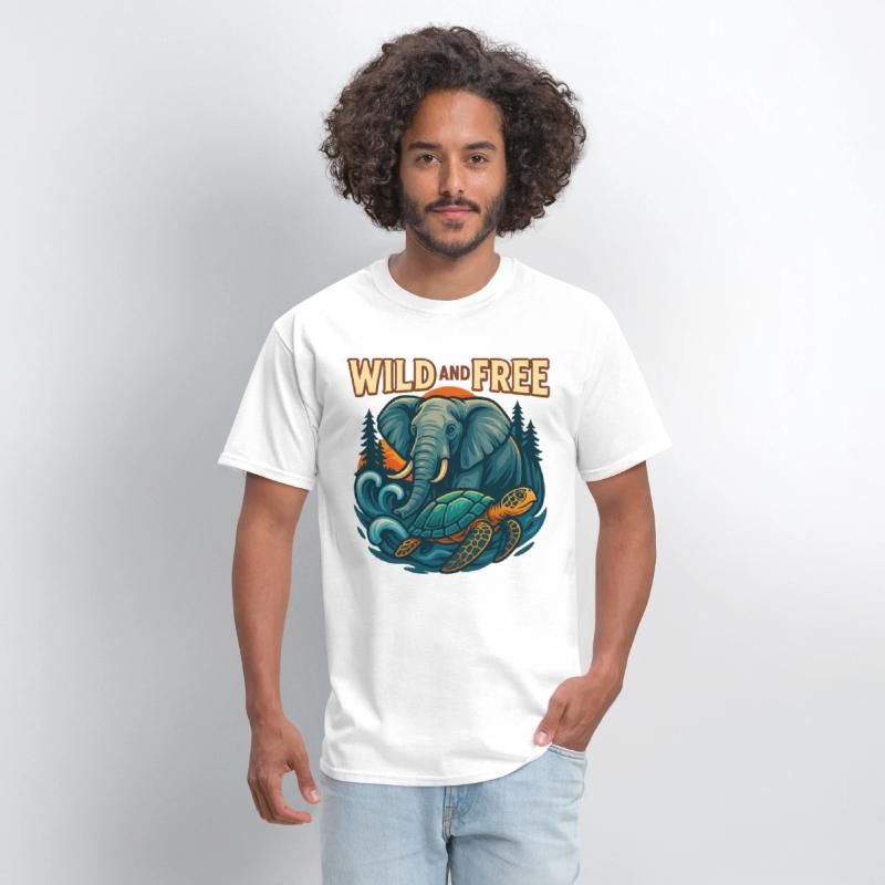 Wild and Free Unique Tee Concept