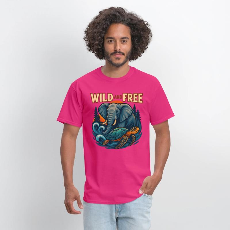 Wild and Free Unique Tee Concept