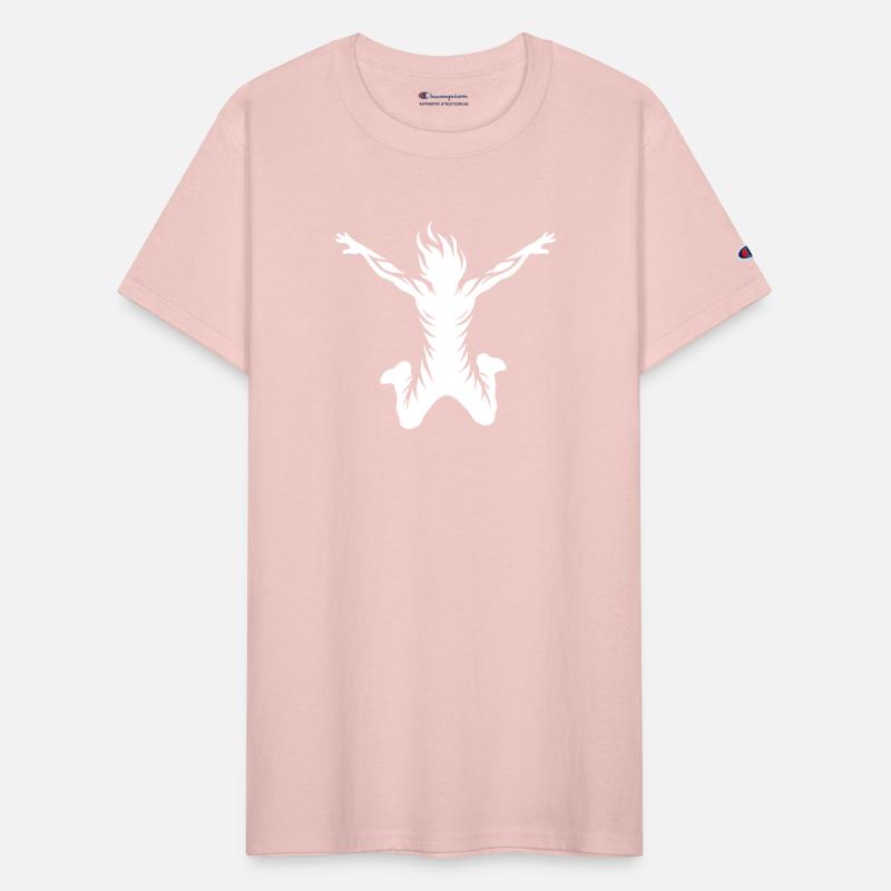 Wild Jumping Man With Flaming Hair