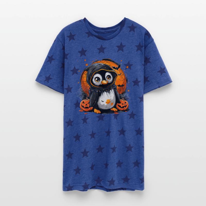 Witchcraft Penguin Pumpkin Spider Web Bats Hallowe