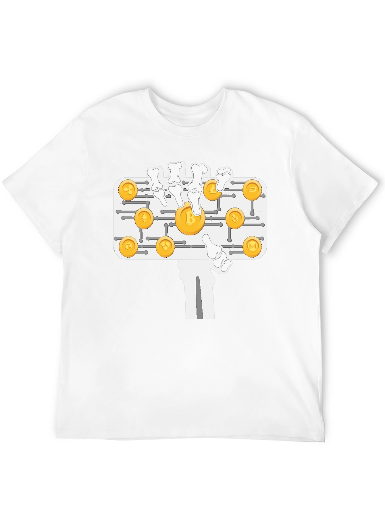 Crypto Skeleton Hand T-Shirt