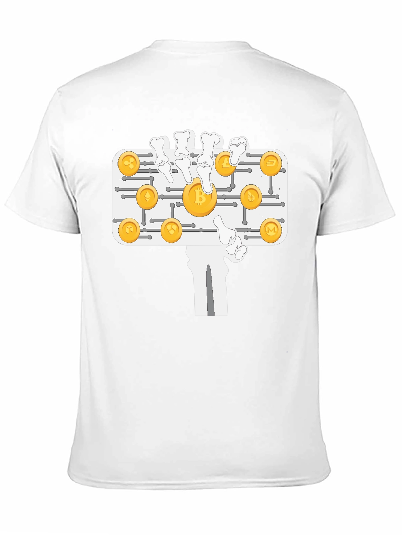 Crypto Skeleton Hand T-Shirt