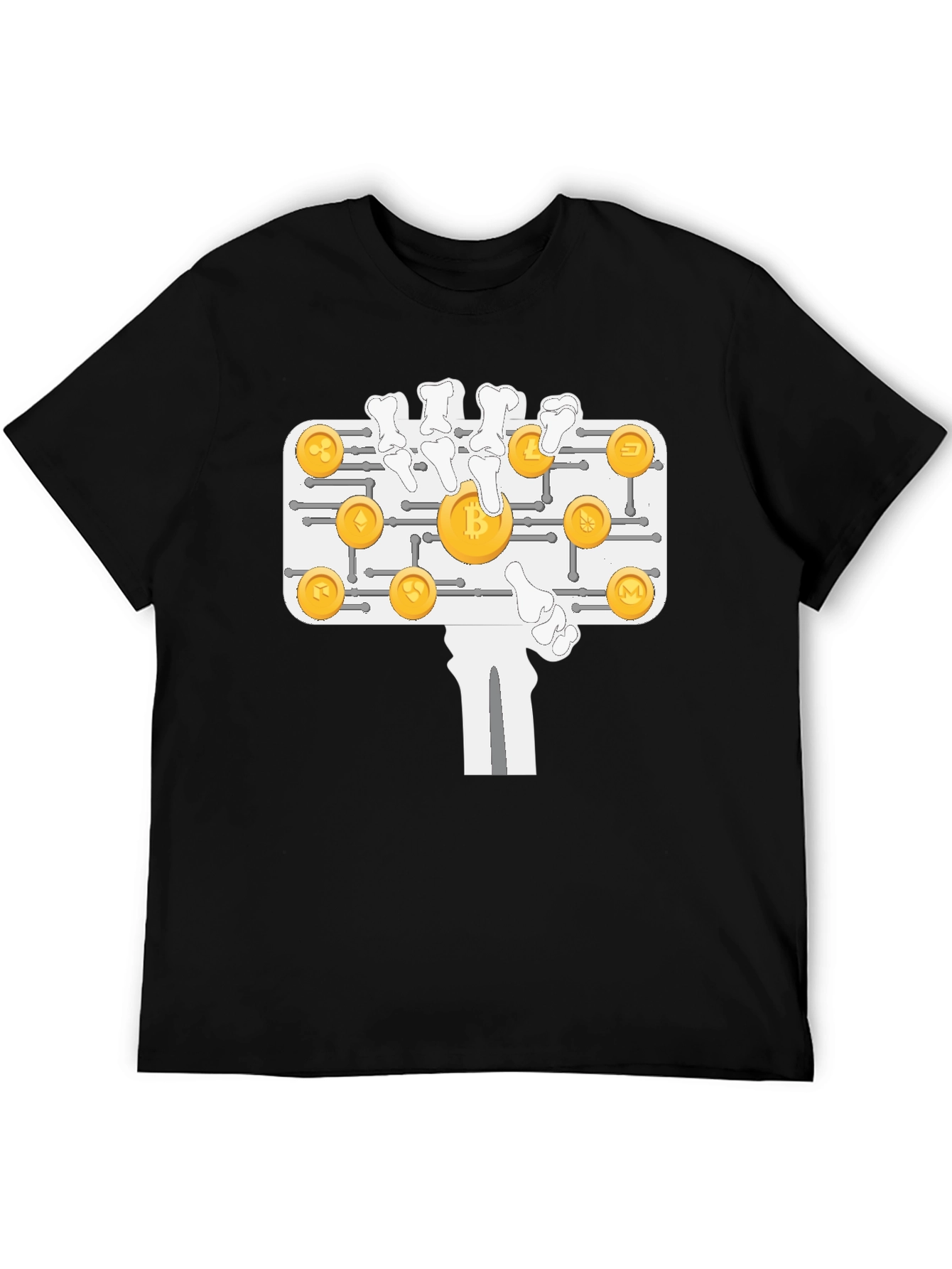 Crypto Skeleton Hand T-Shirt