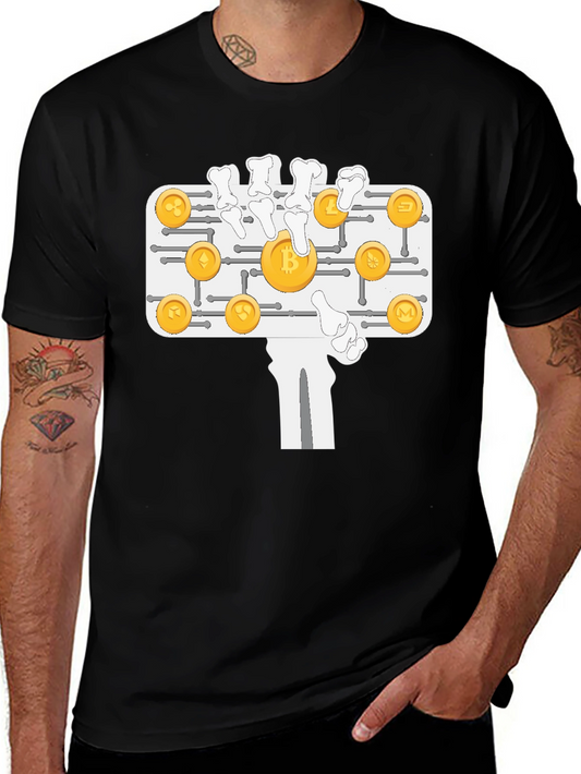 Crypto Skeleton Hand T-Shirt
