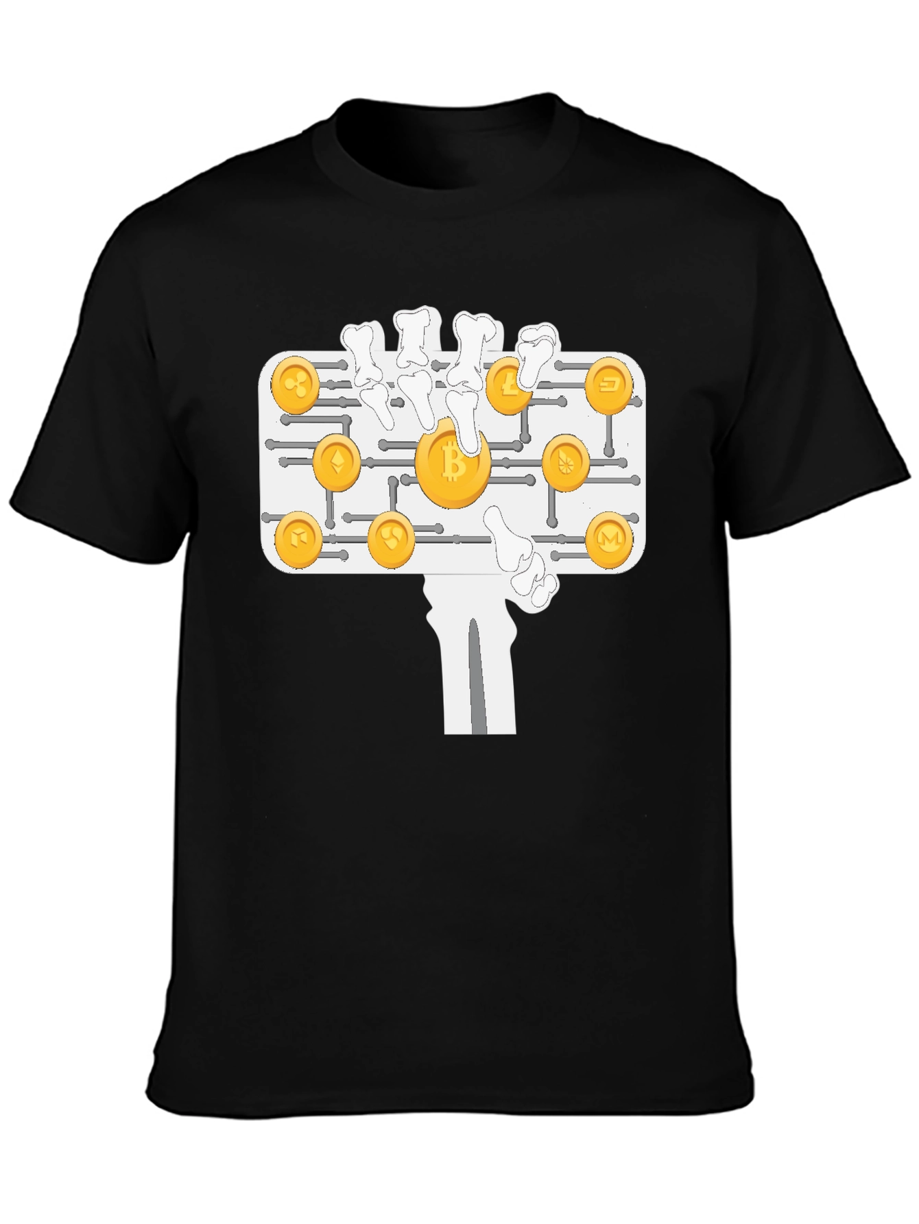 Crypto Skeleton Hand T-Shirt