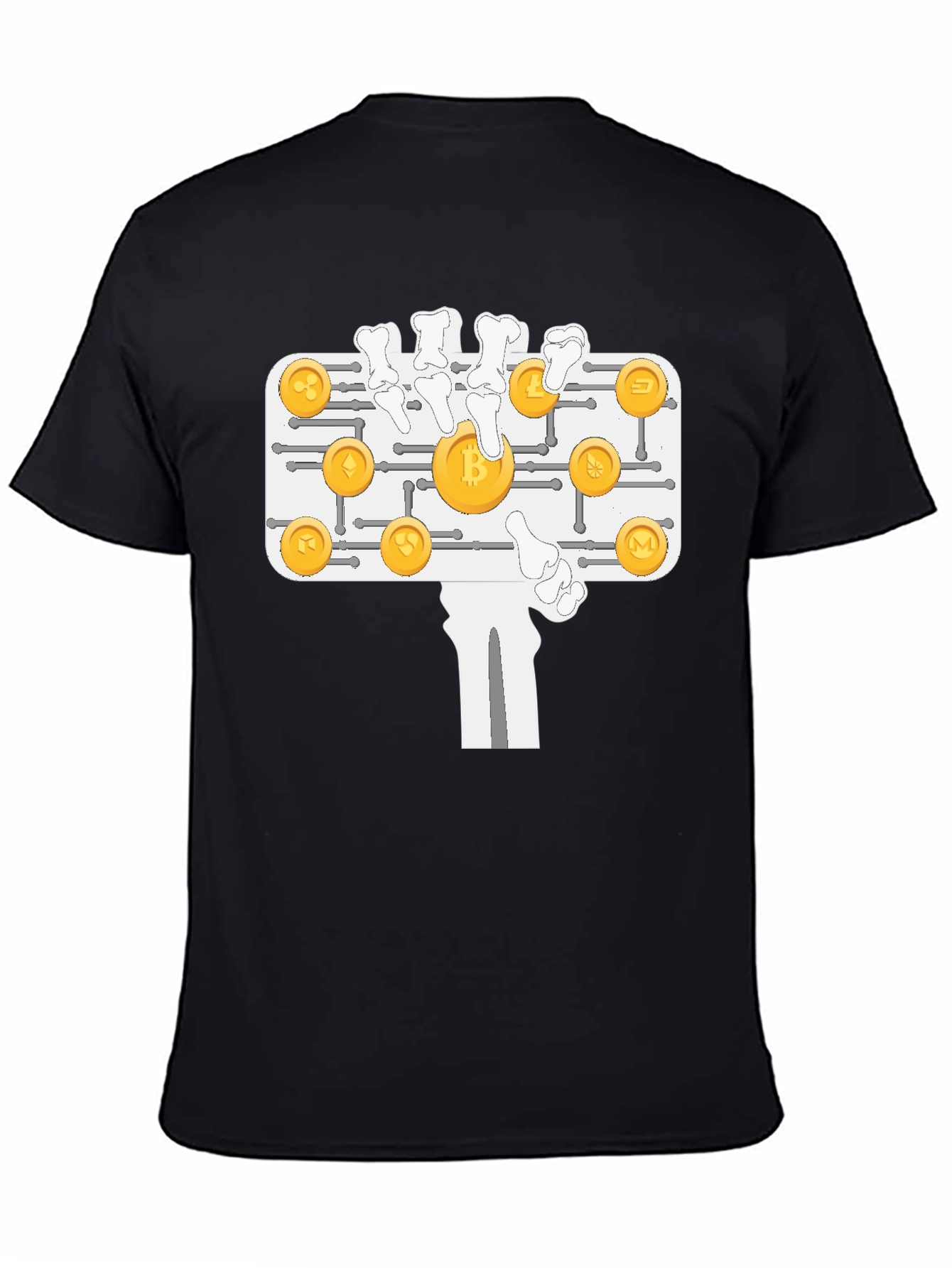 Crypto Skeleton Hand T-Shirt