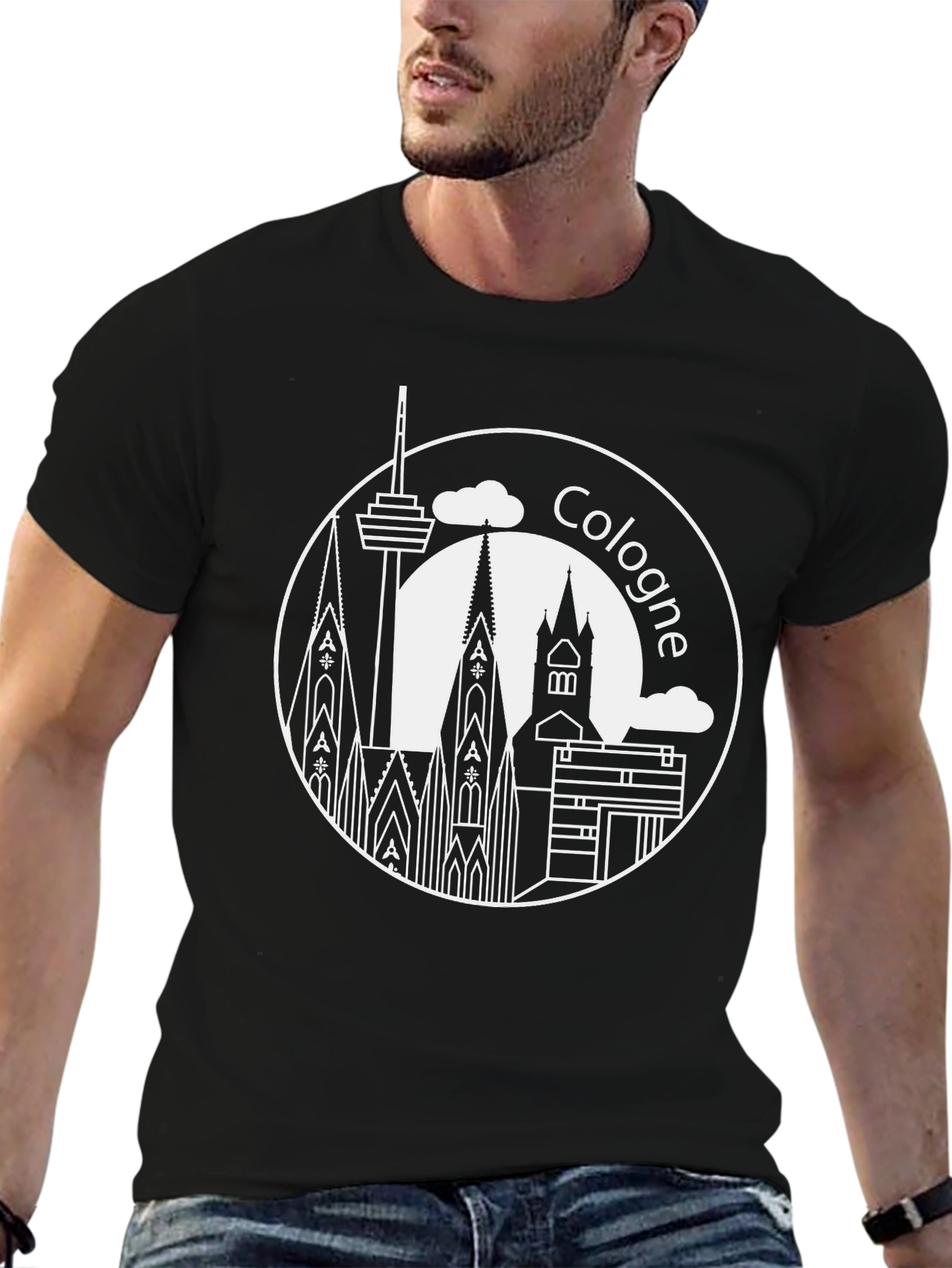 Cologne Germany Skyline Graphic T-Shirt