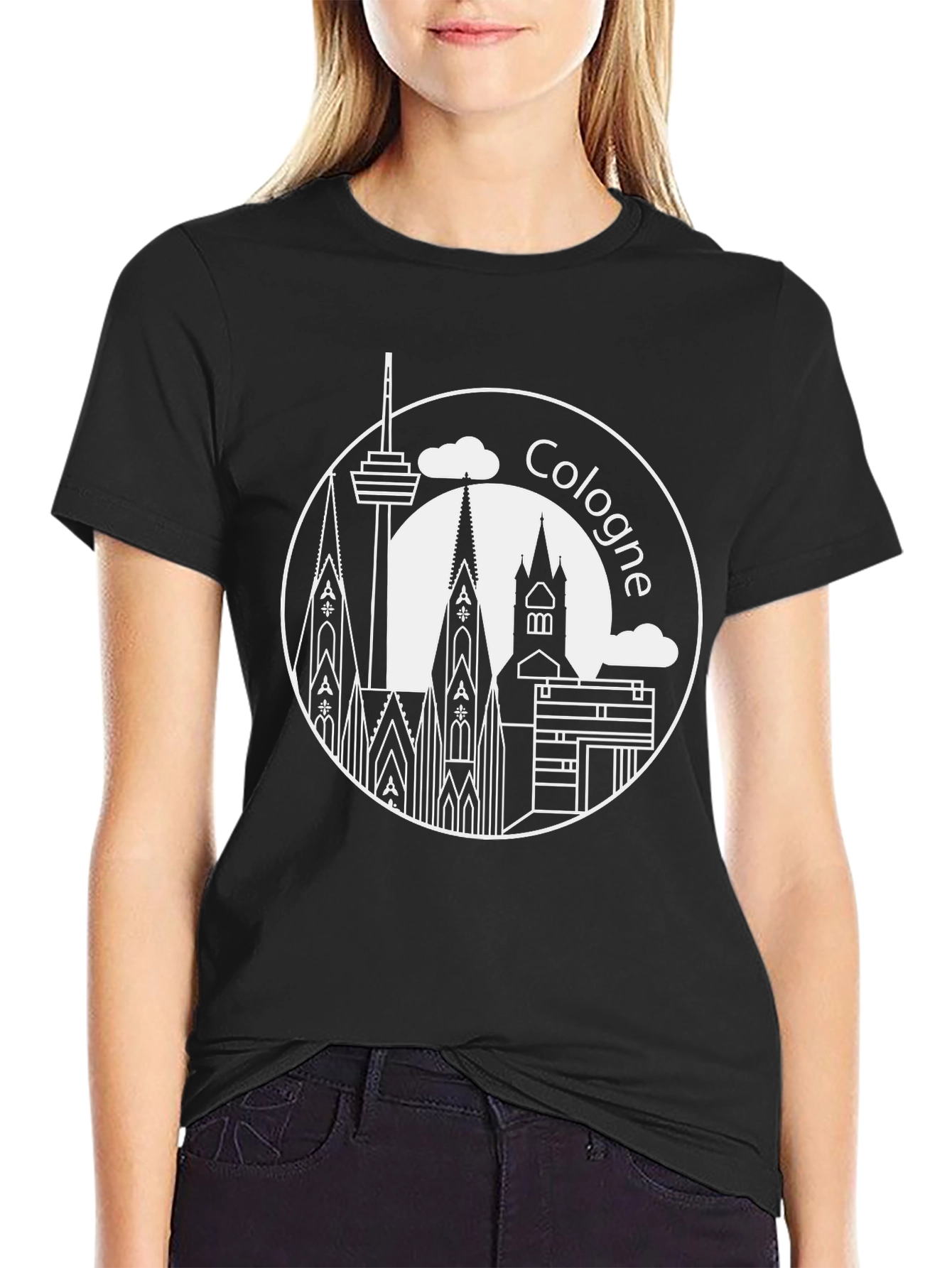 Cologne Germany Skyline Graphic T-Shirt