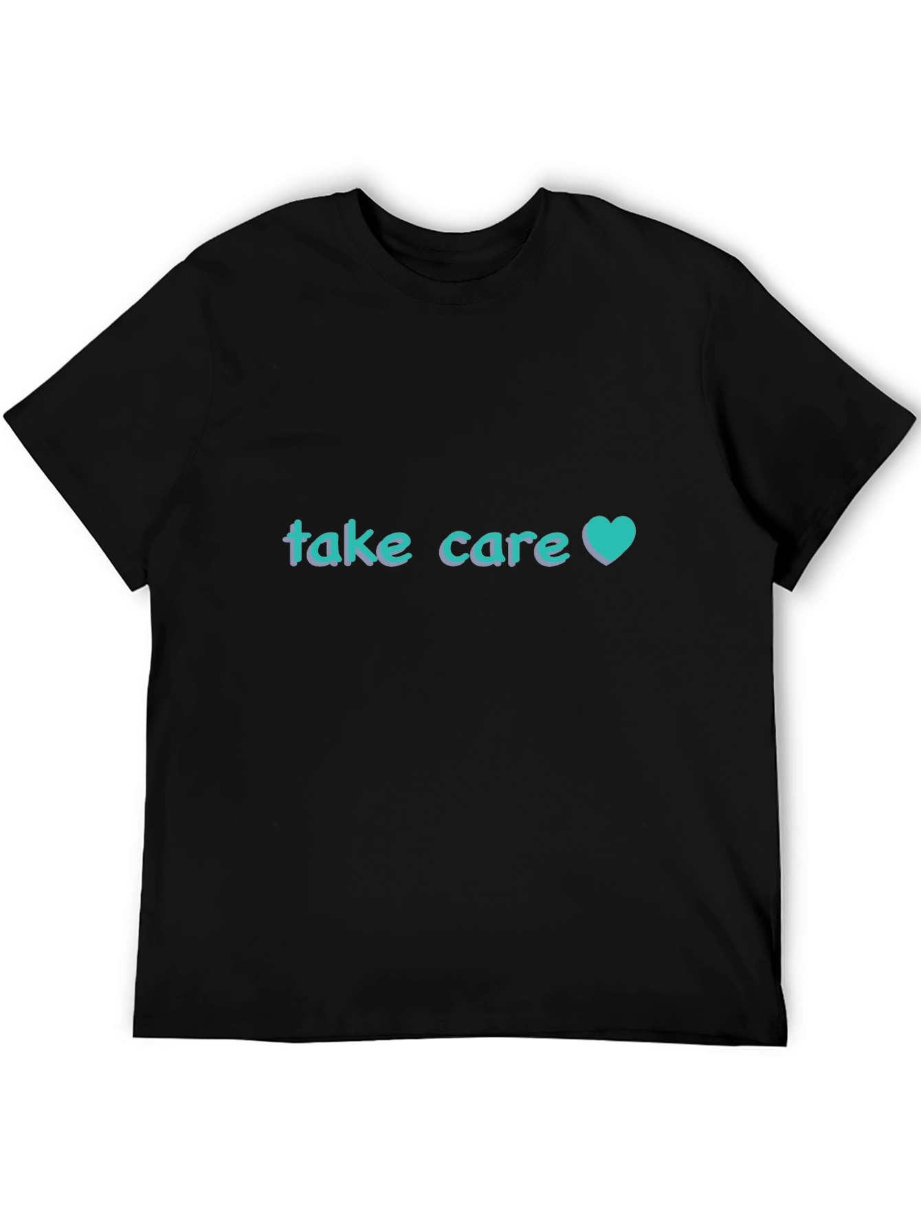 Take Care Graphic Tee - Soft Cotton Casual Shirt