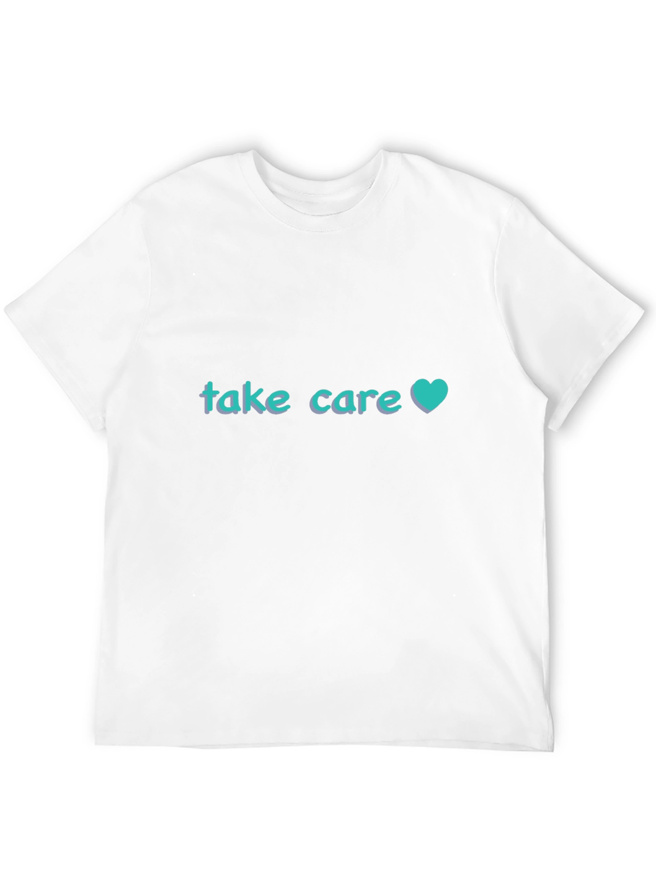 Take Care Graphic Tee - Soft Cotton Casual Shirt