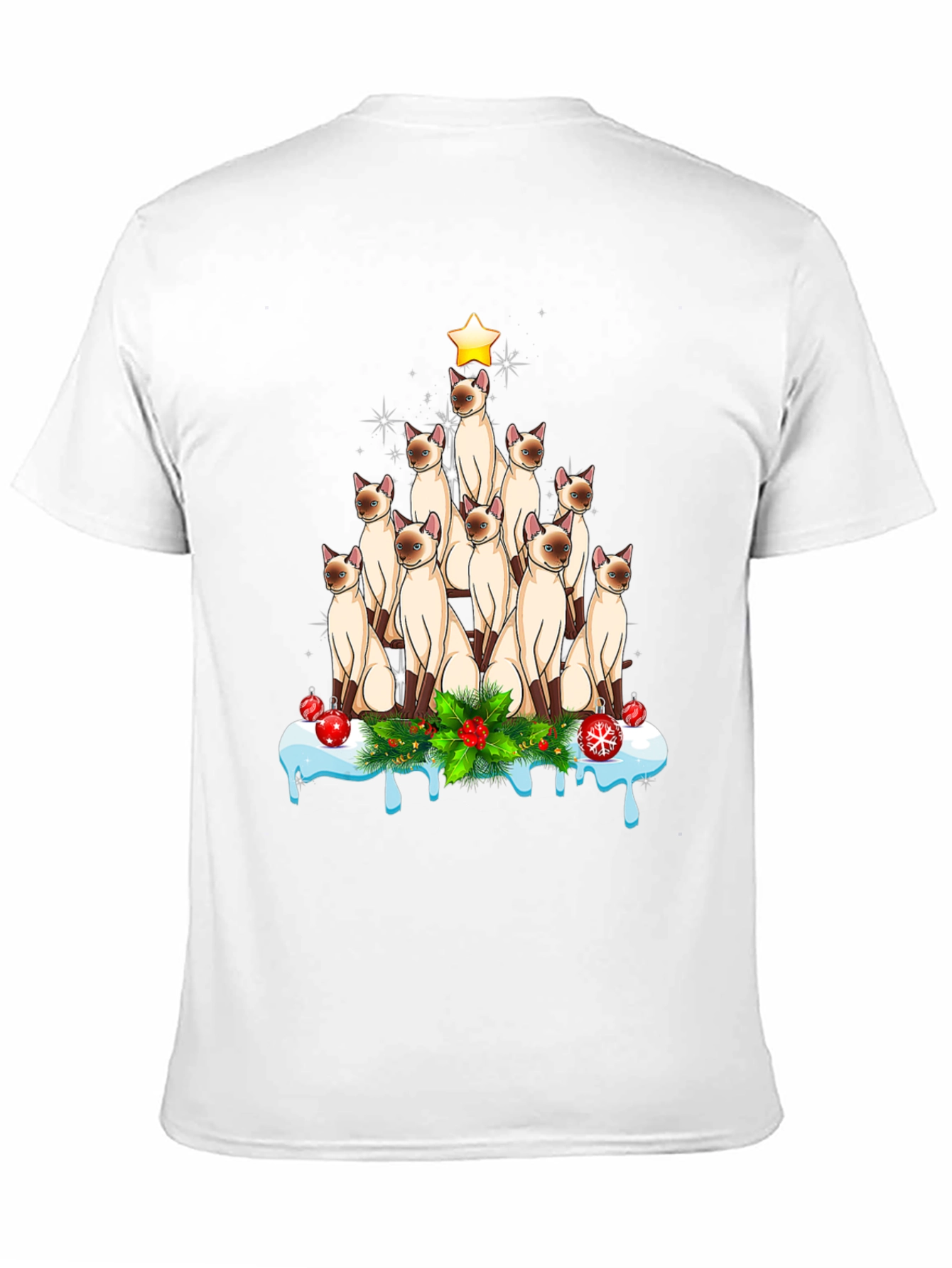 Cat Christmas Tree T-Shirt