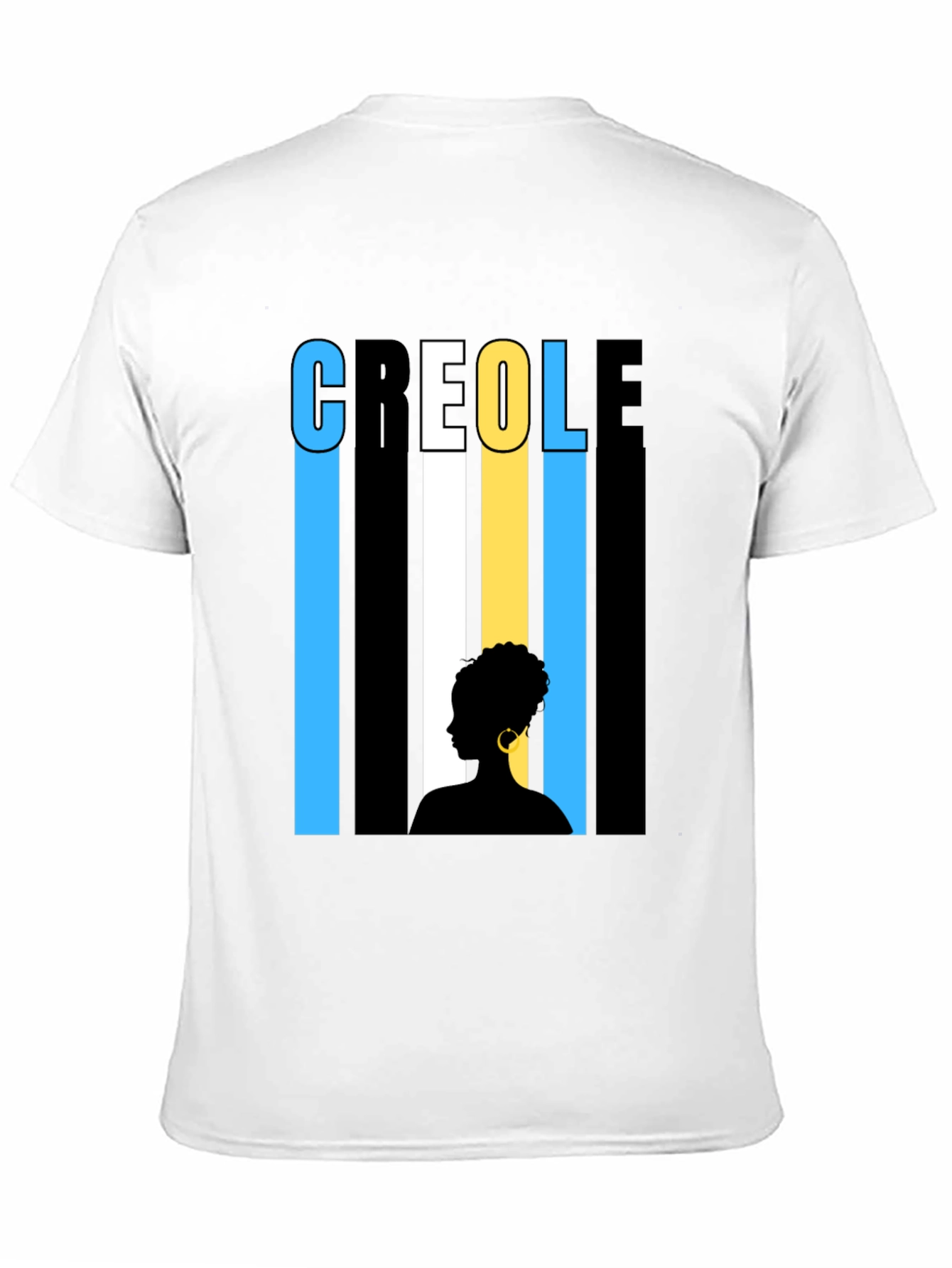 Creole Silhouette Graphic Tee - Stylish & Unique