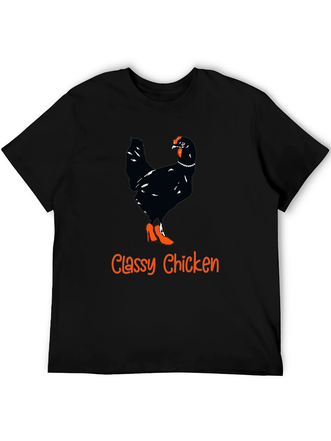 Classy Chicken Graphic Tee - Fun Animal Humor