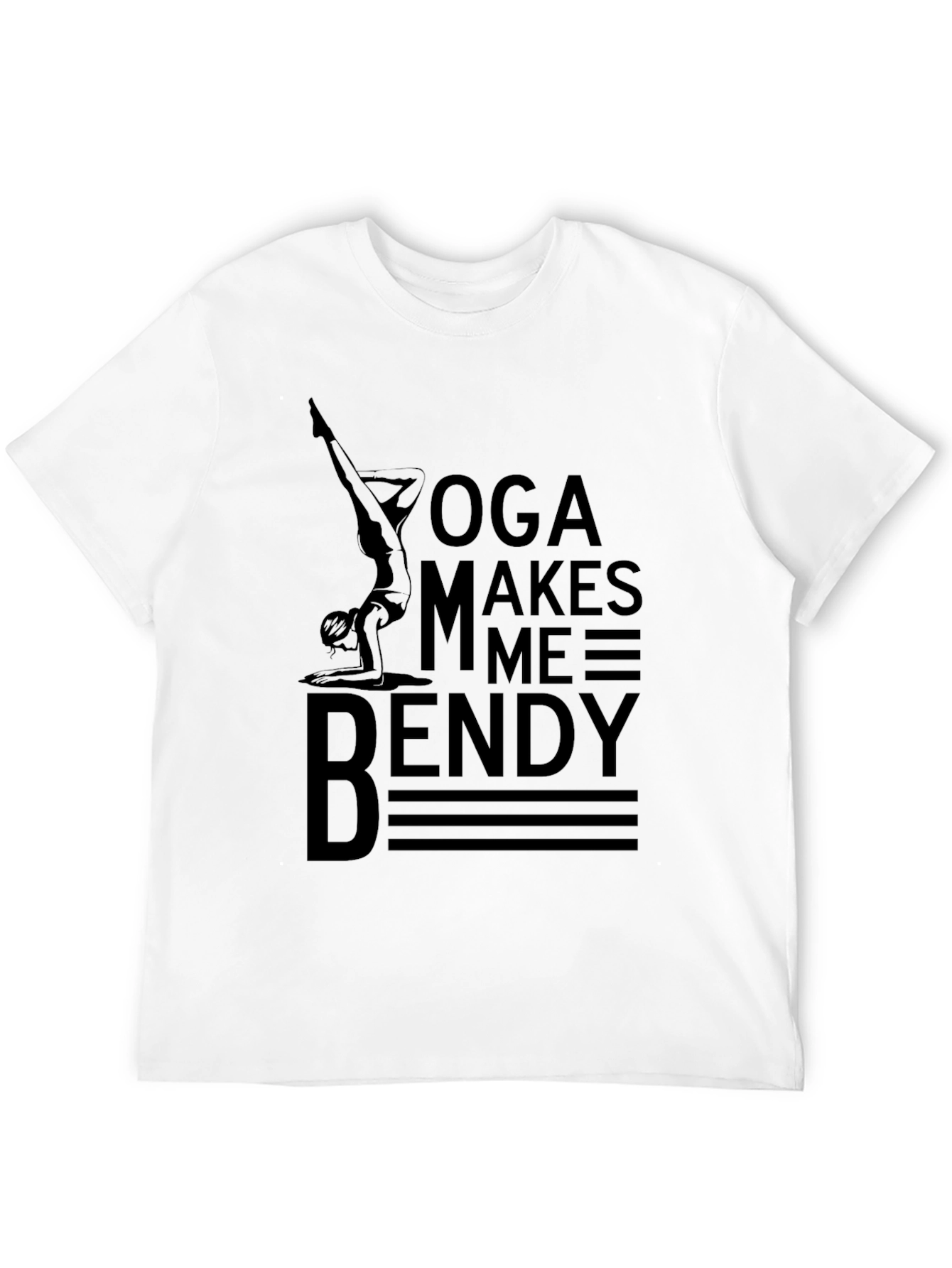 Yoga Makes Me Bendy Graphic Tee