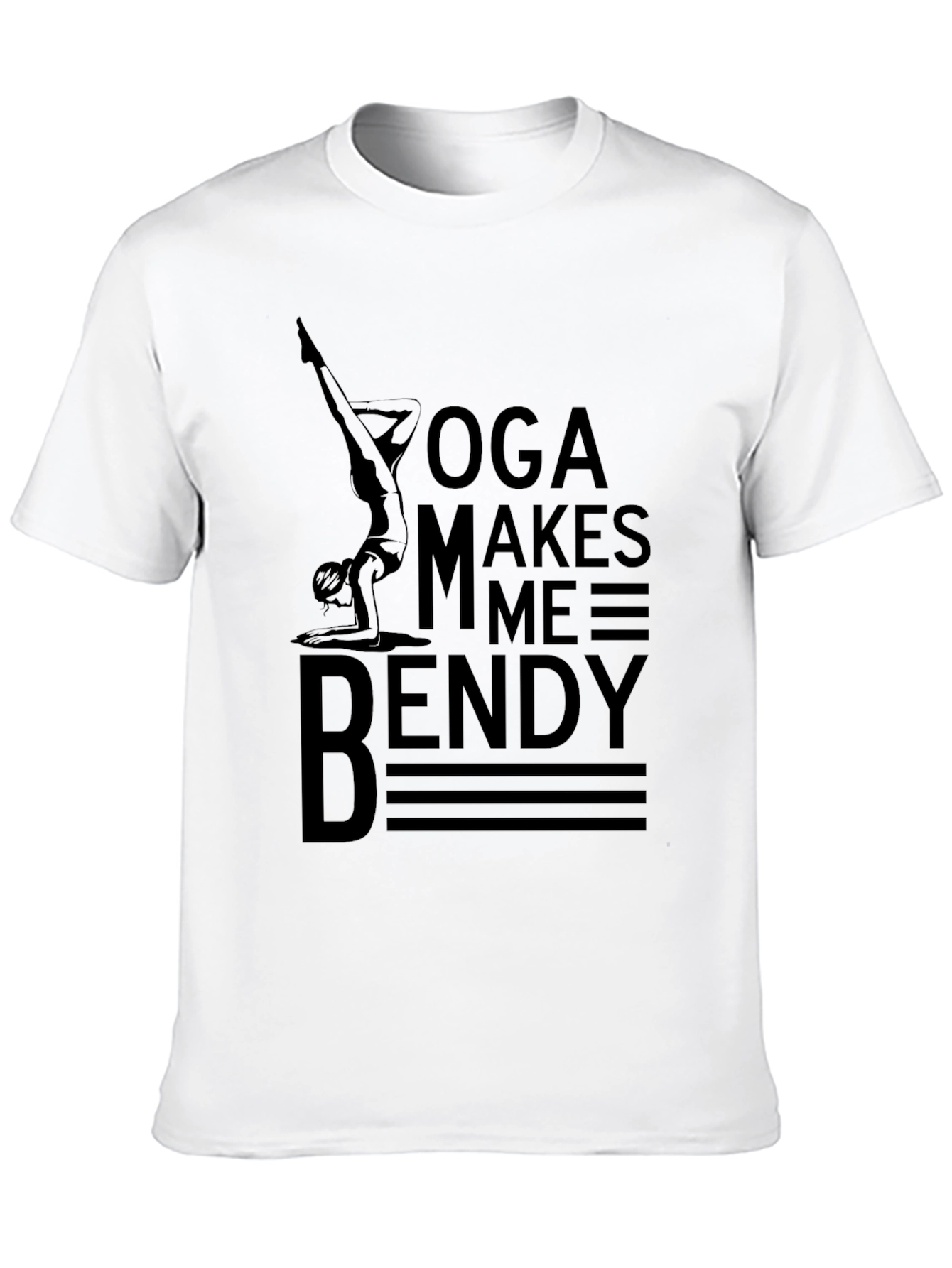 Yoga Makes Me Bendy Graphic Tee