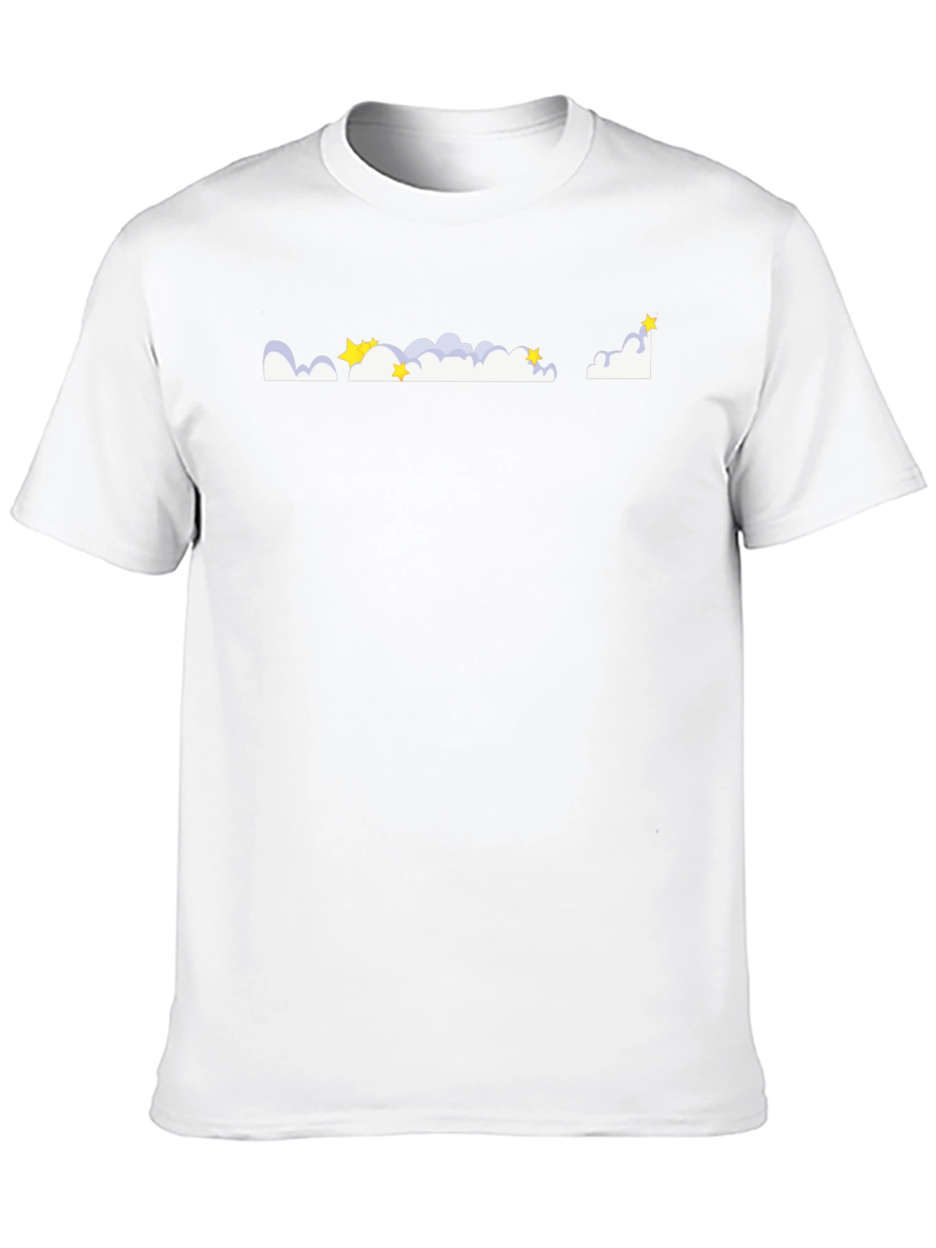 Starry Night T-Shirt - Whimsical Cloud Design