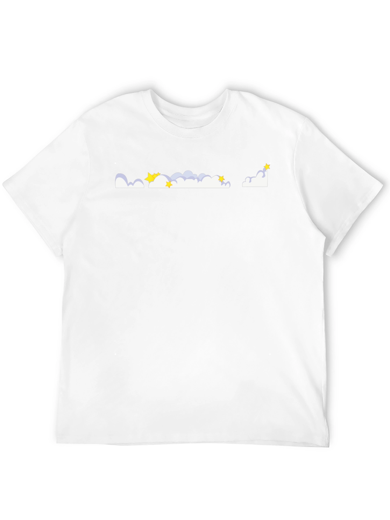 Starry Night T-Shirt - Whimsical Cloud Design