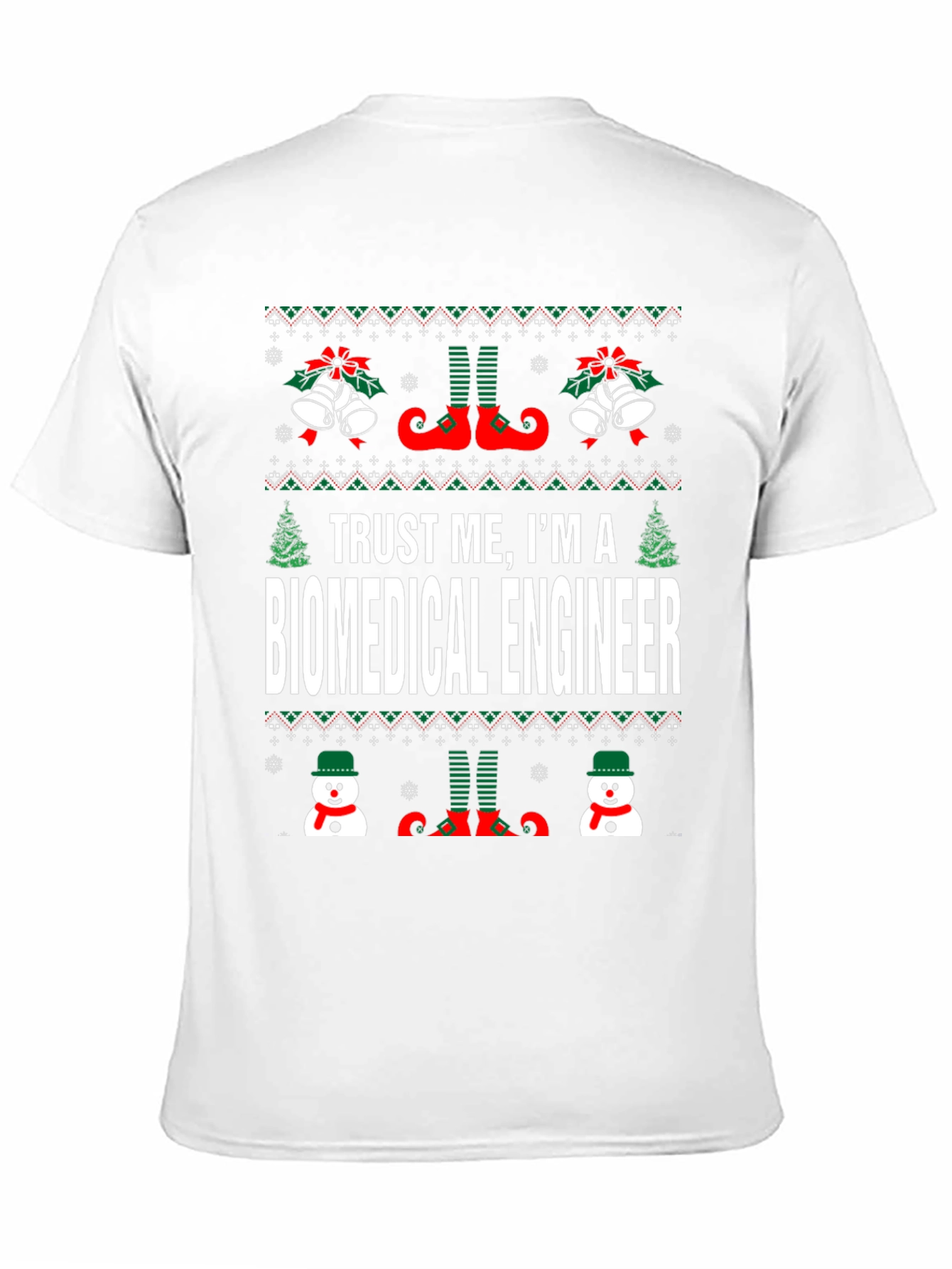 Biomedical Engineer Ugly Christmas Sweater T-Shirt