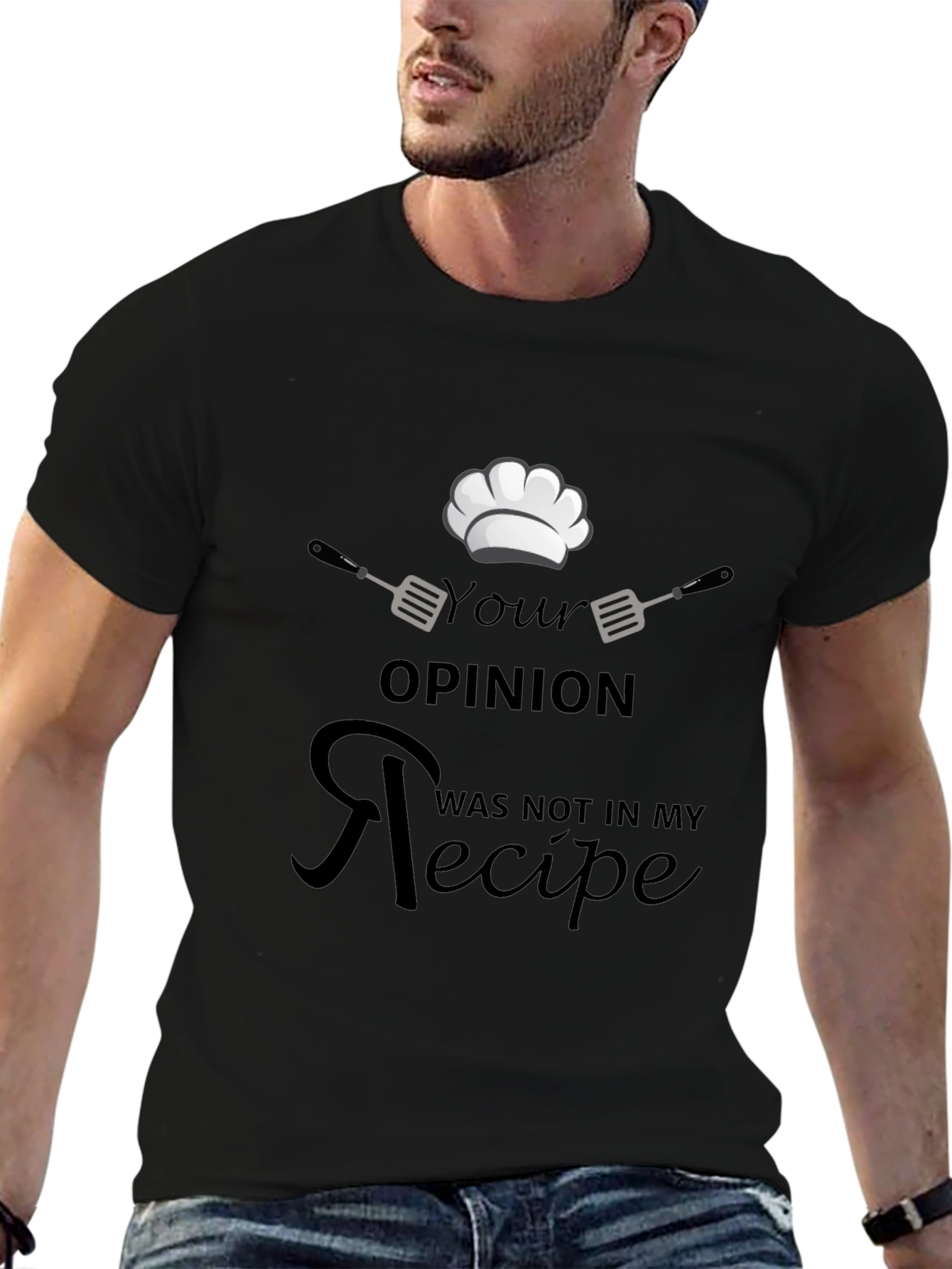 Chefs Opinion Recipe Black T-Shirt
