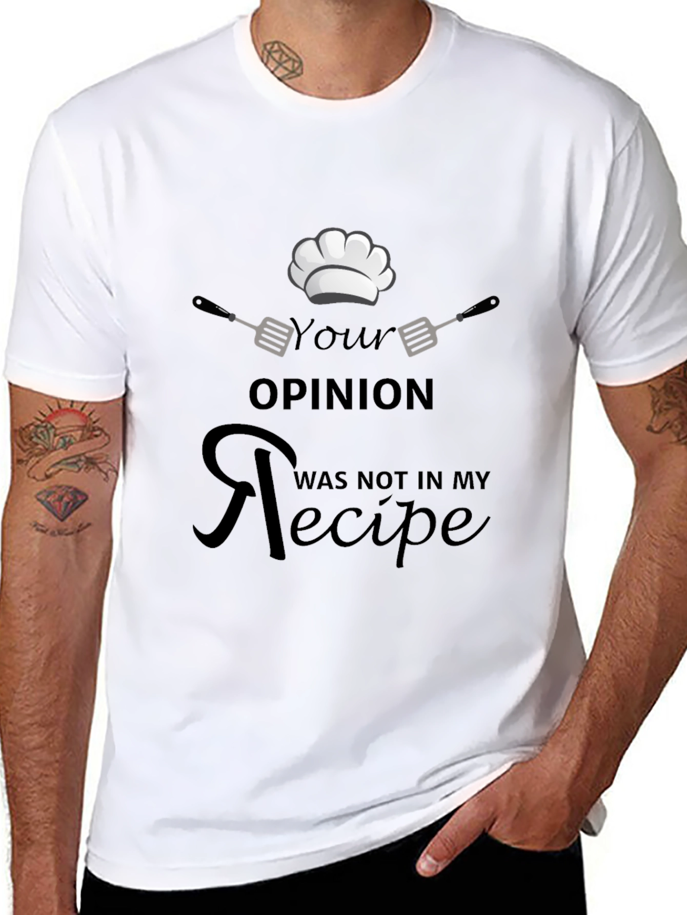Chefs Opinion Recipe Black T-Shirt