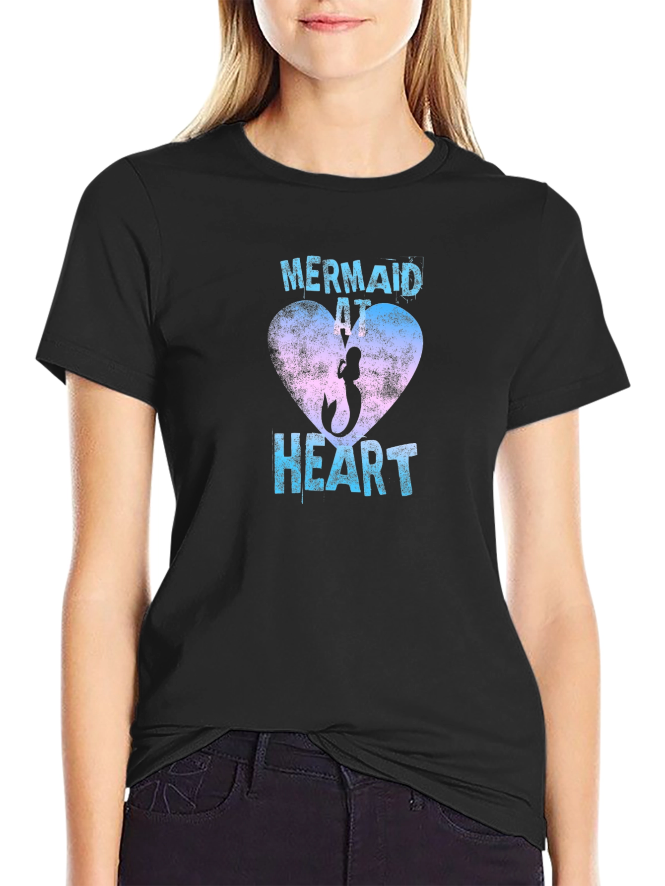Mermaid at Heart Graphic Tee