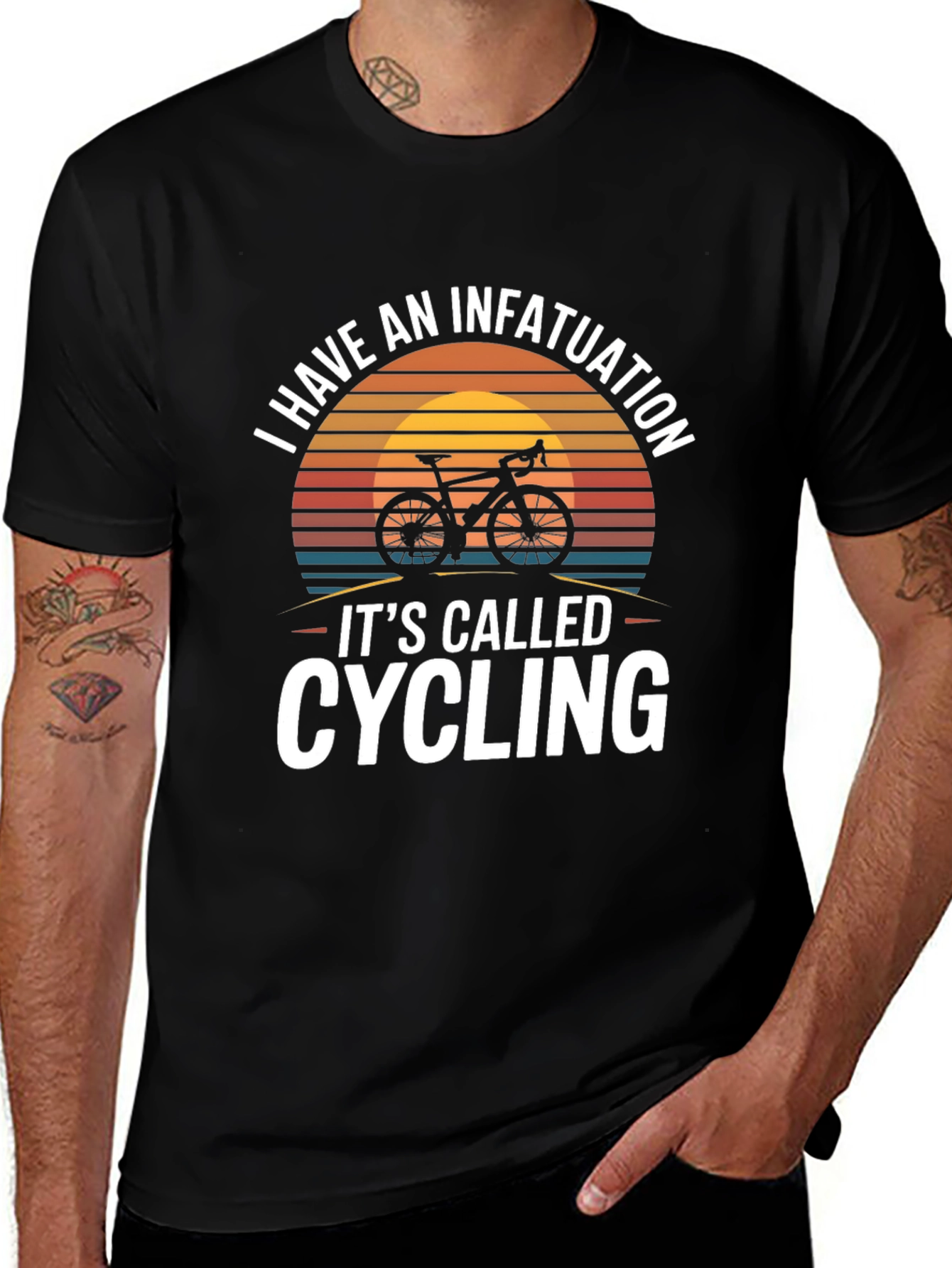 Infatuation Cycling T-Shirt | Bike Lover Gift
