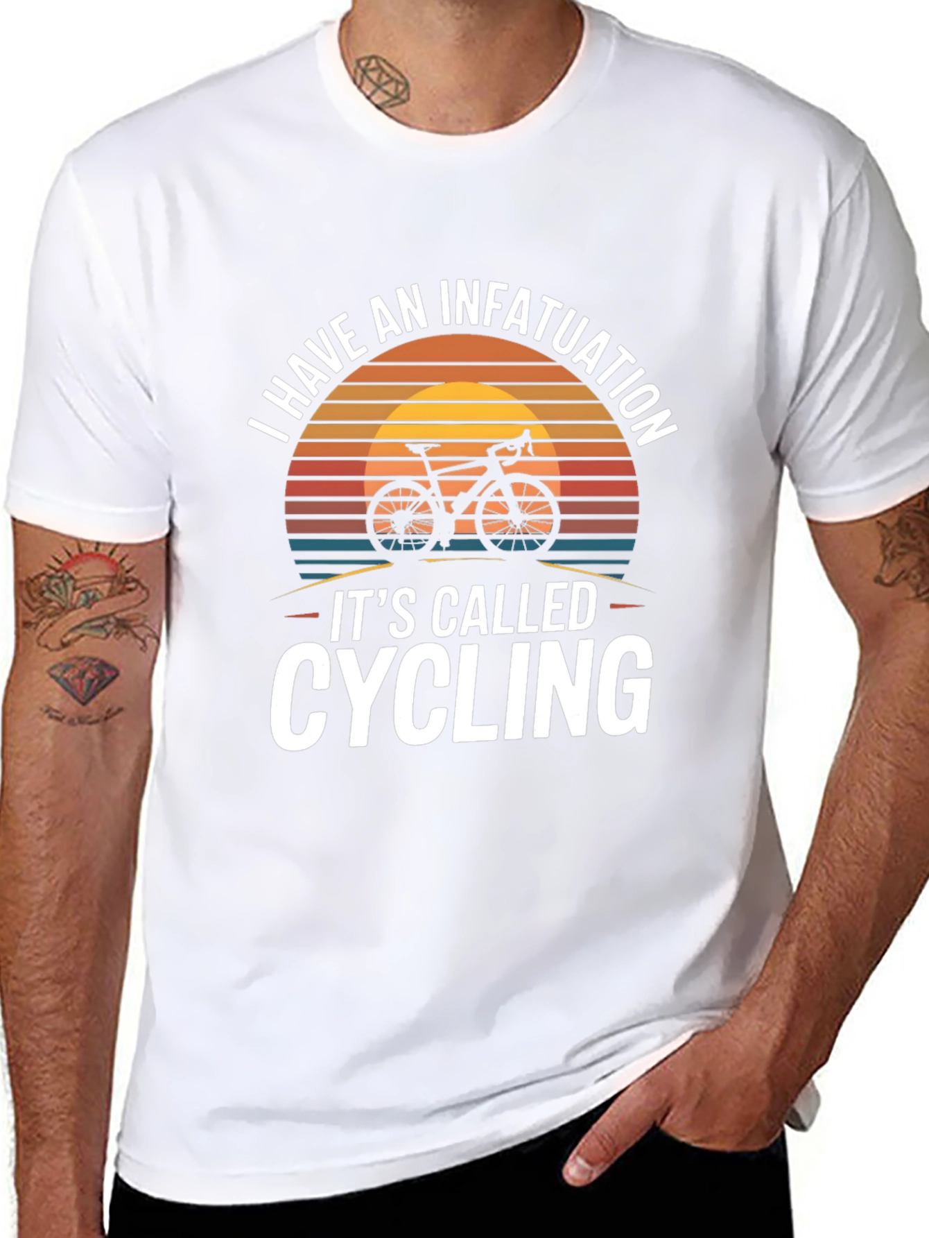 Infatuation Cycling T-Shirt | Bike Lover Gift