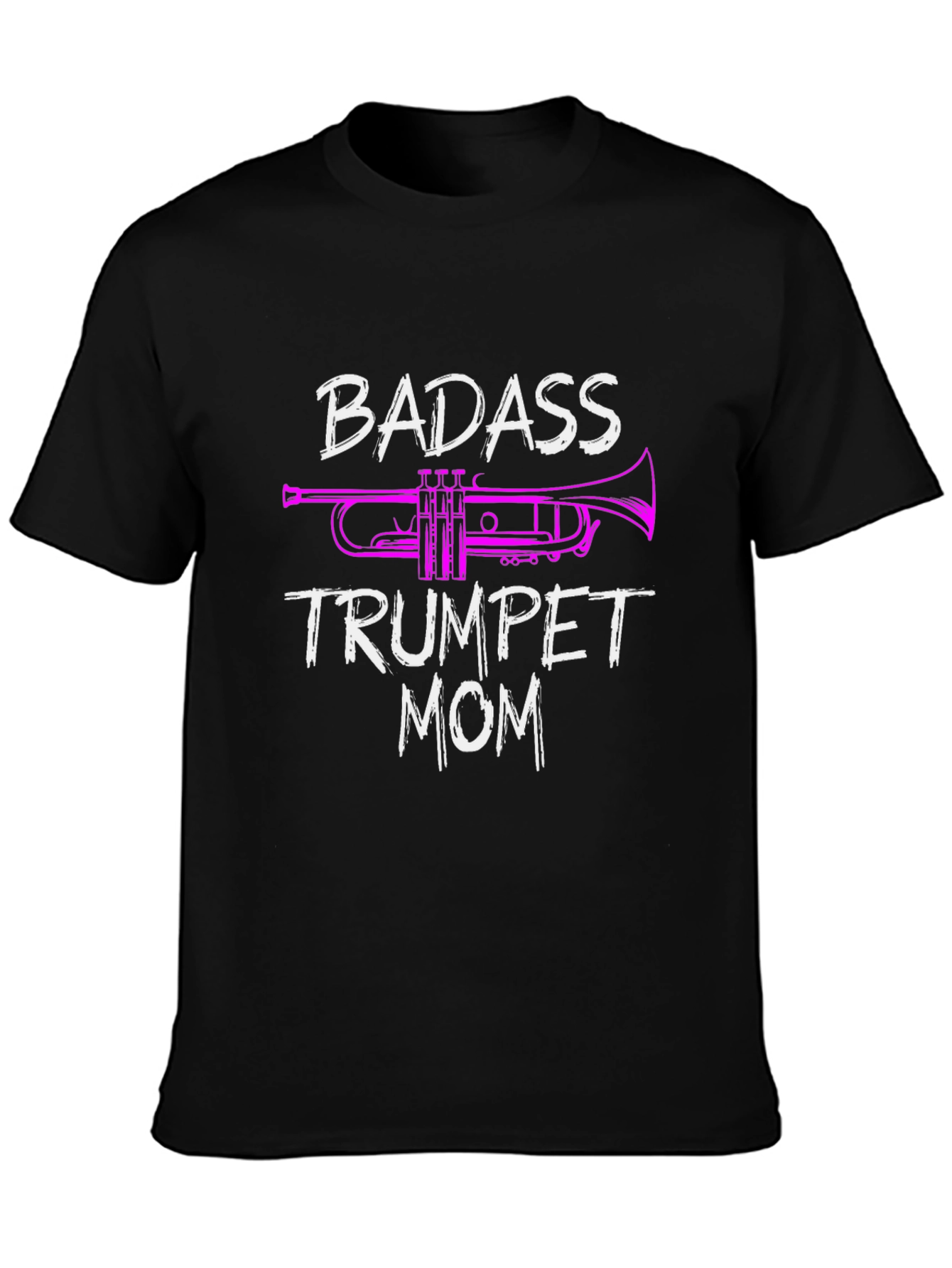 Badass Trumpet Mom T-Shirt - Music Lover Tee