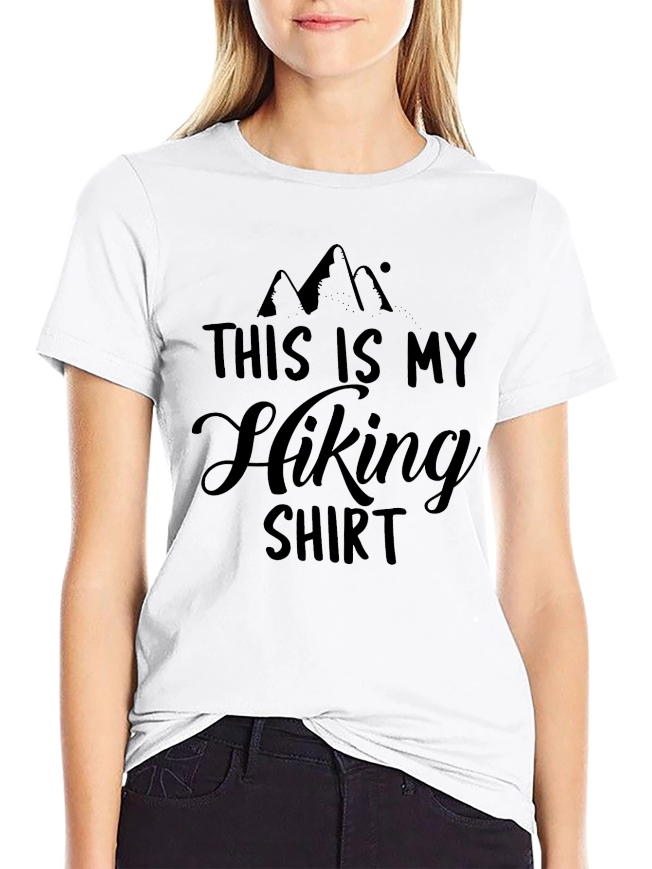 Hiking Shirt - Mens Black Graphic Tee