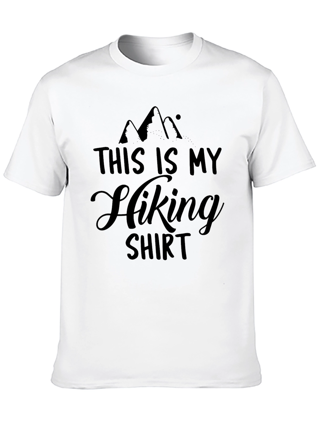 Hiking Shirt - Mens Black Graphic Tee