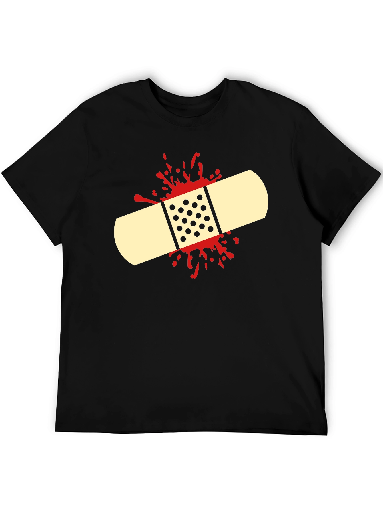Bandage Graphic Tee - Humor First Aid Shirt