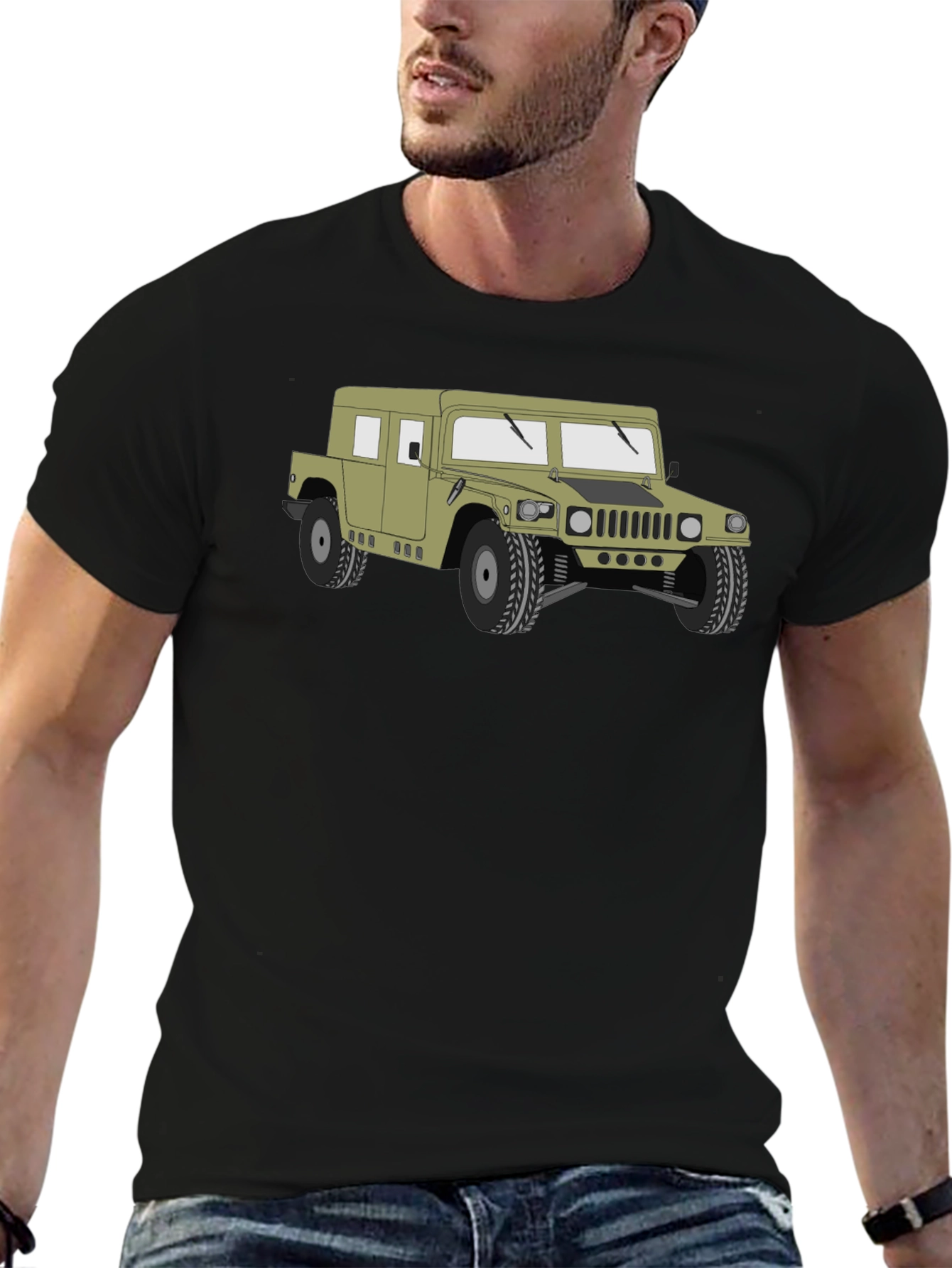 Humvee Graphic Tee - Military Vehicle T-Shirt