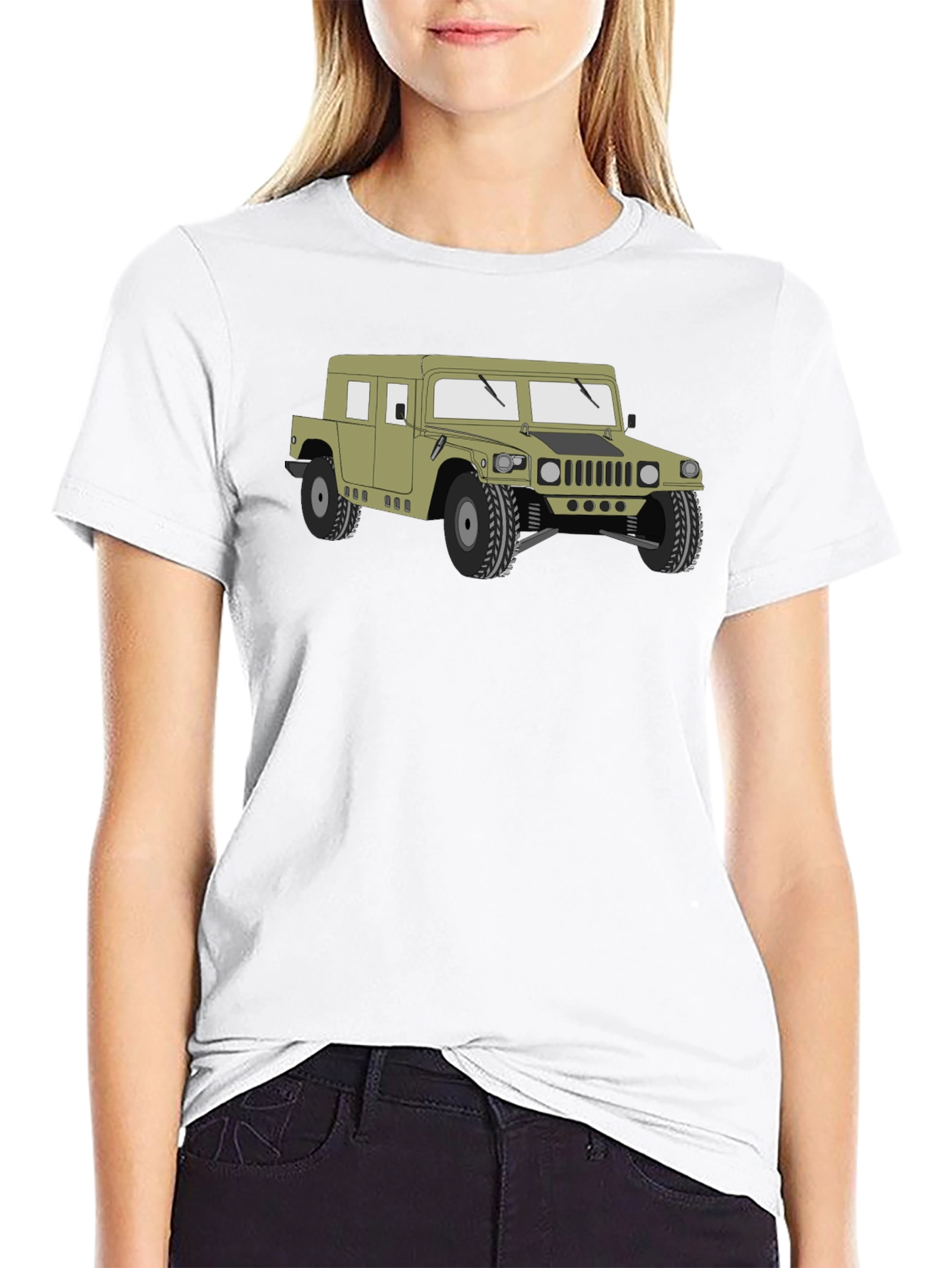 Humvee Graphic Tee - Military Vehicle T-Shirt