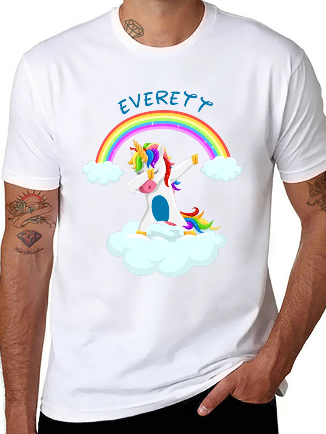Unicorn Rainbow T-Shirt - Everetty
