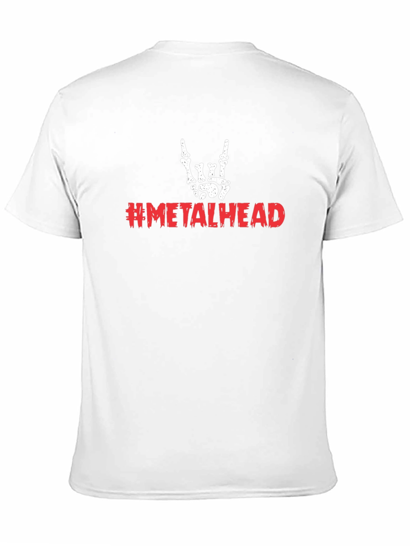 Metalhead Skeleton Hand T-Shirt - Rock On!