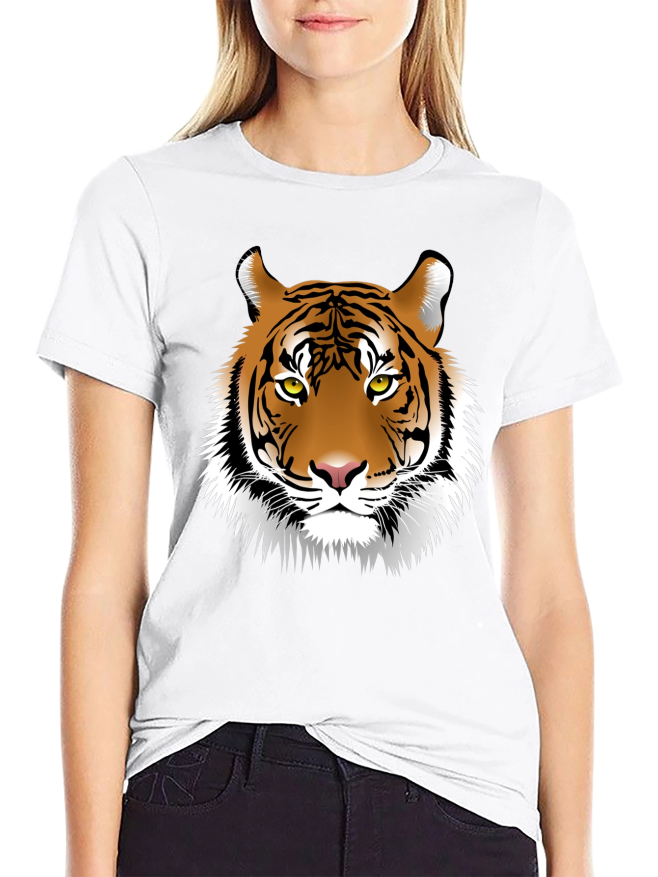 Tiger Graphic Tee - Black
