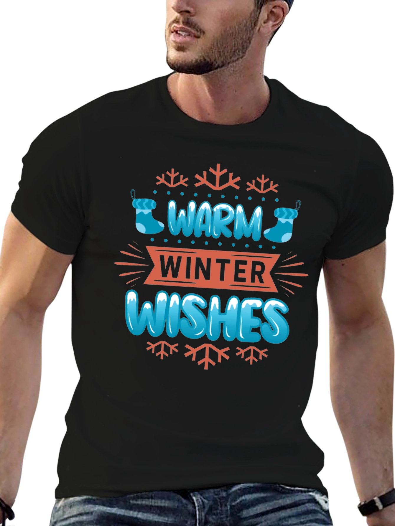 Warm Winter Wishes Graphic T-Shirt