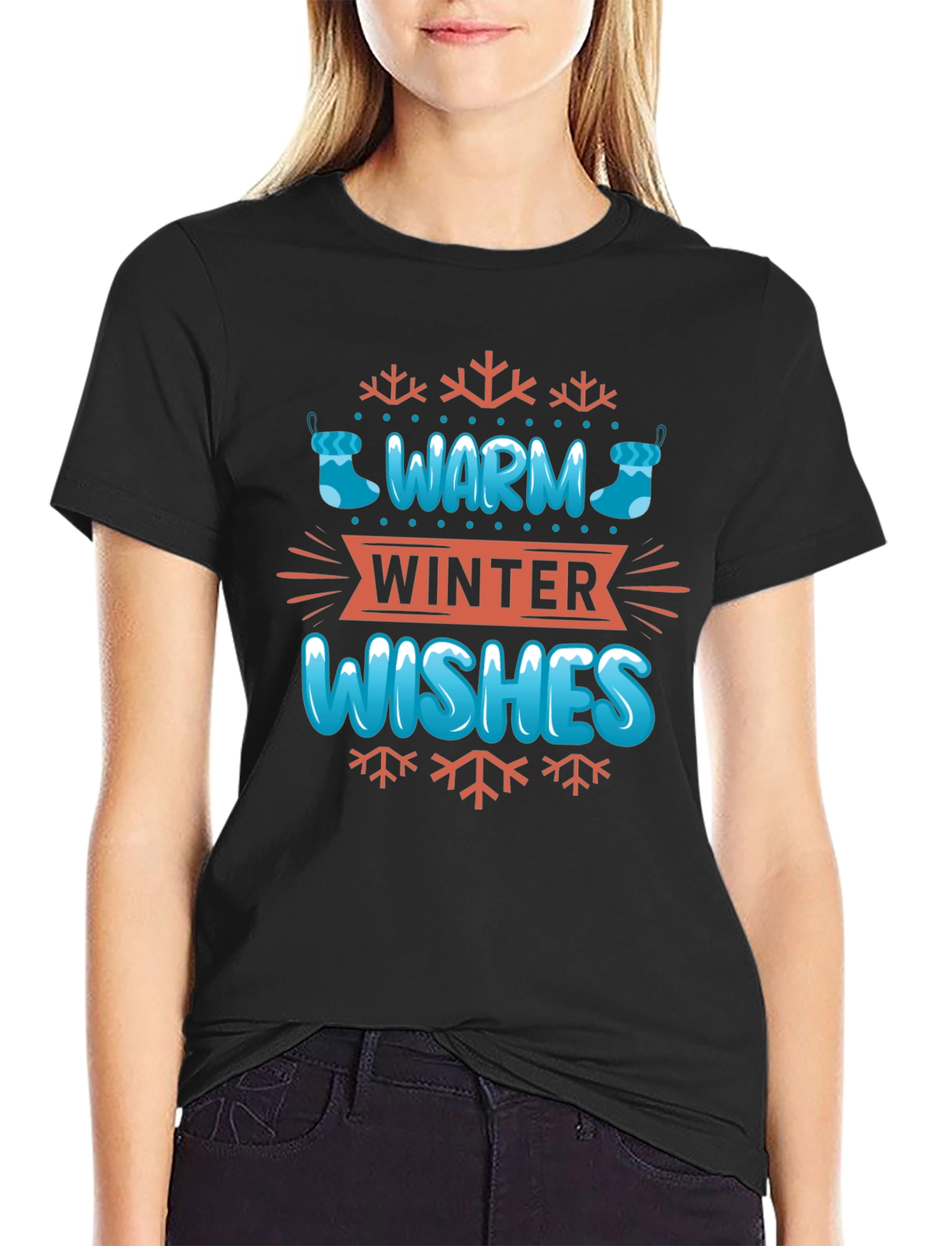 Warm Winter Wishes Graphic T-Shirt