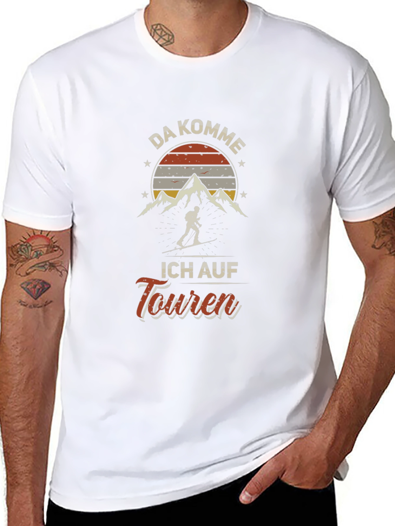 Da Komme Ich Auf Touren Ski Touring T-Shirt