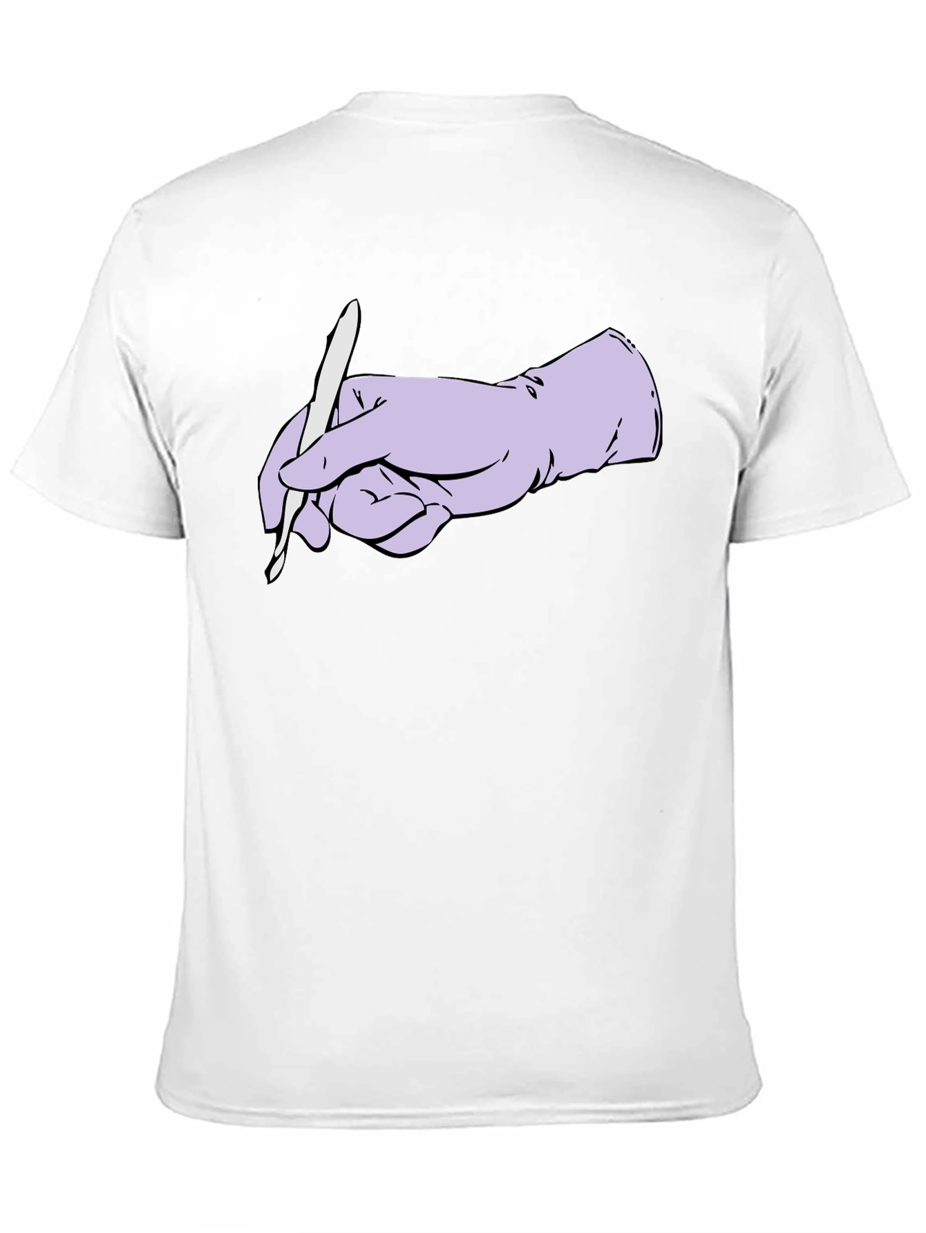Surgical Precision Graphic Tee - Hand Holding Scalpel