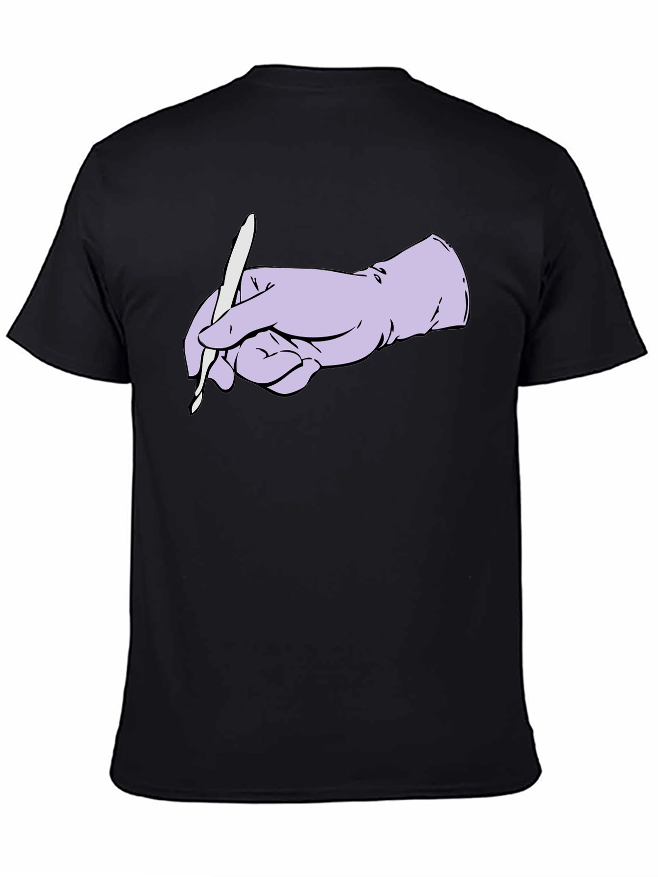 Surgical Precision Graphic Tee - Hand Holding Scalpel