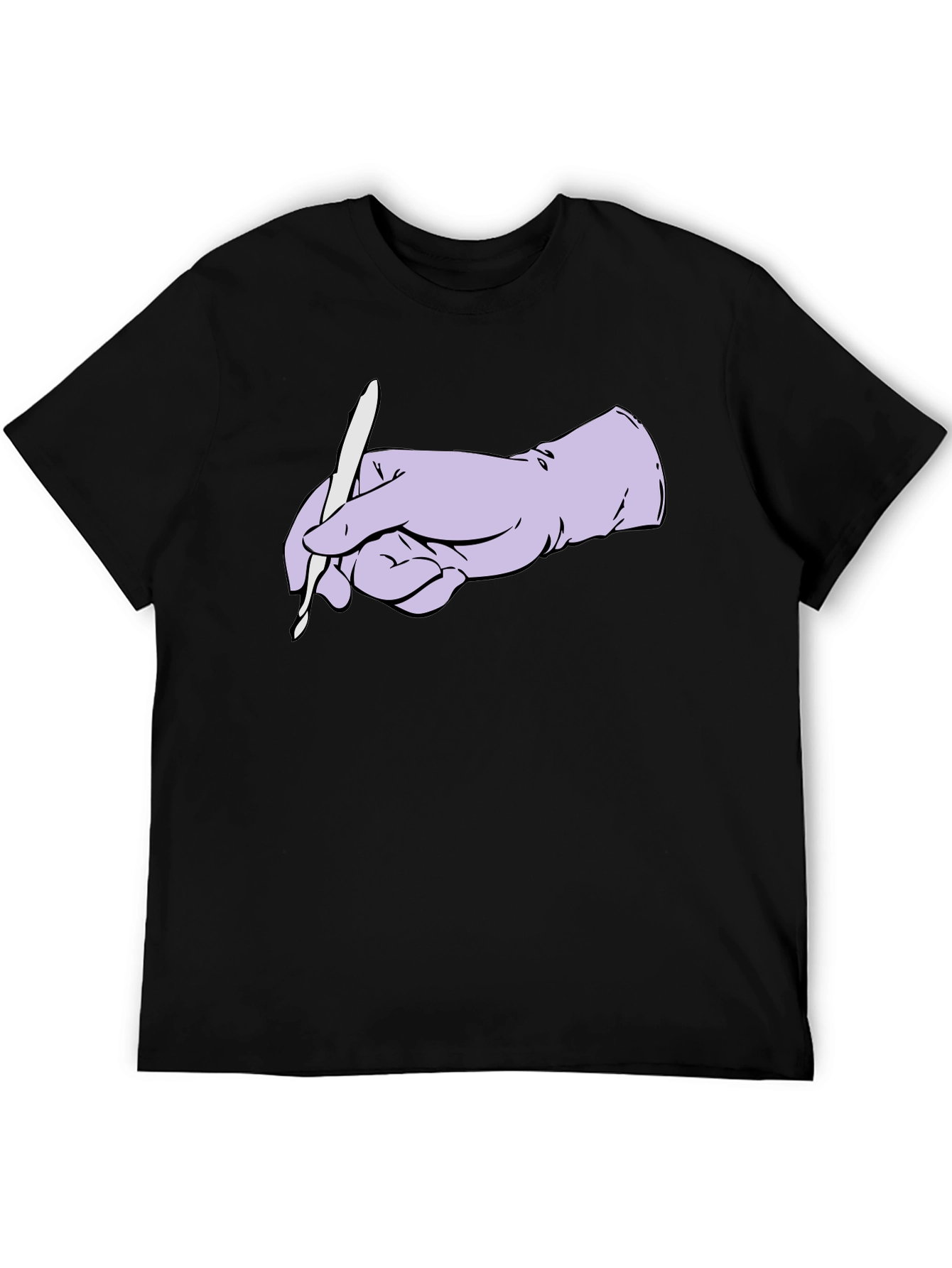 Surgical Precision Graphic Tee - Hand Holding Scalpel