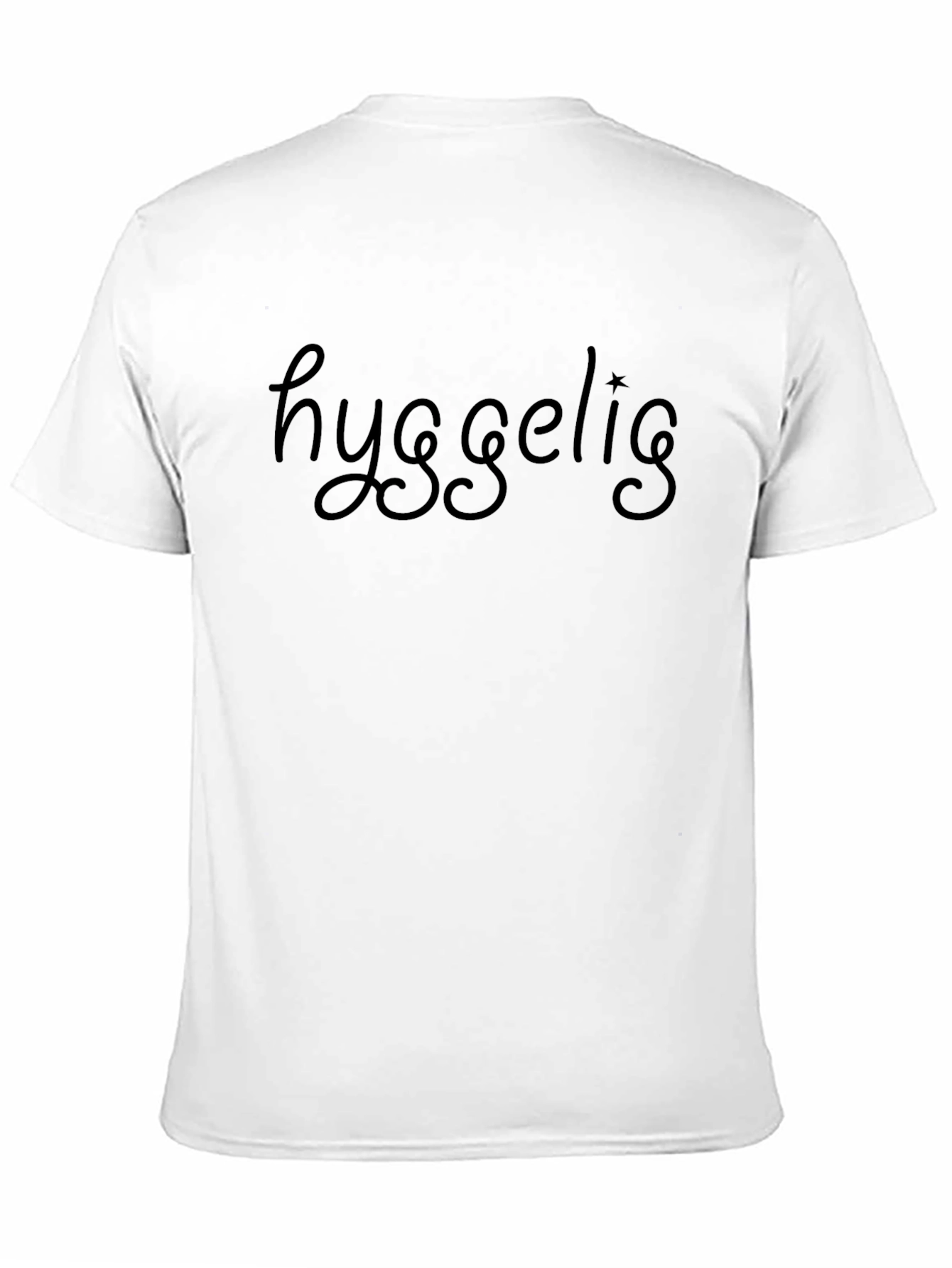 Hyggelig Black T-Shirt - Cozy Comfort
