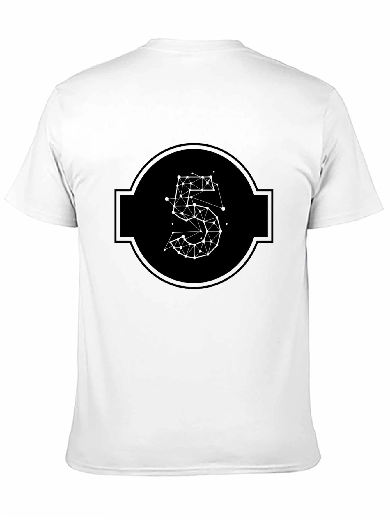 Geometric Number 5 T-Shirt