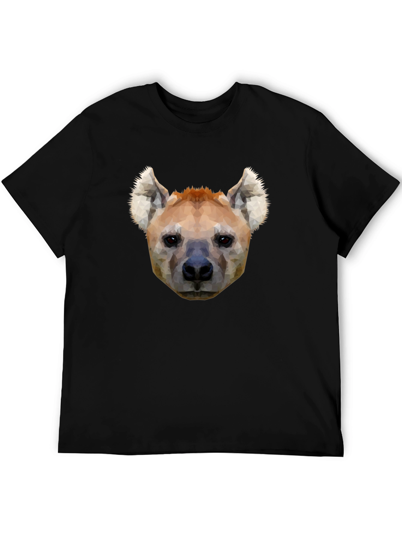 Hyena Head Graphic Black T-Shirt