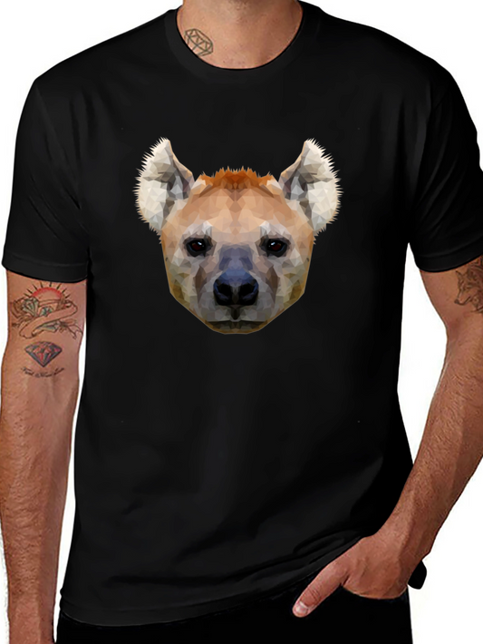 Hyena Head Graphic Black T-Shirt