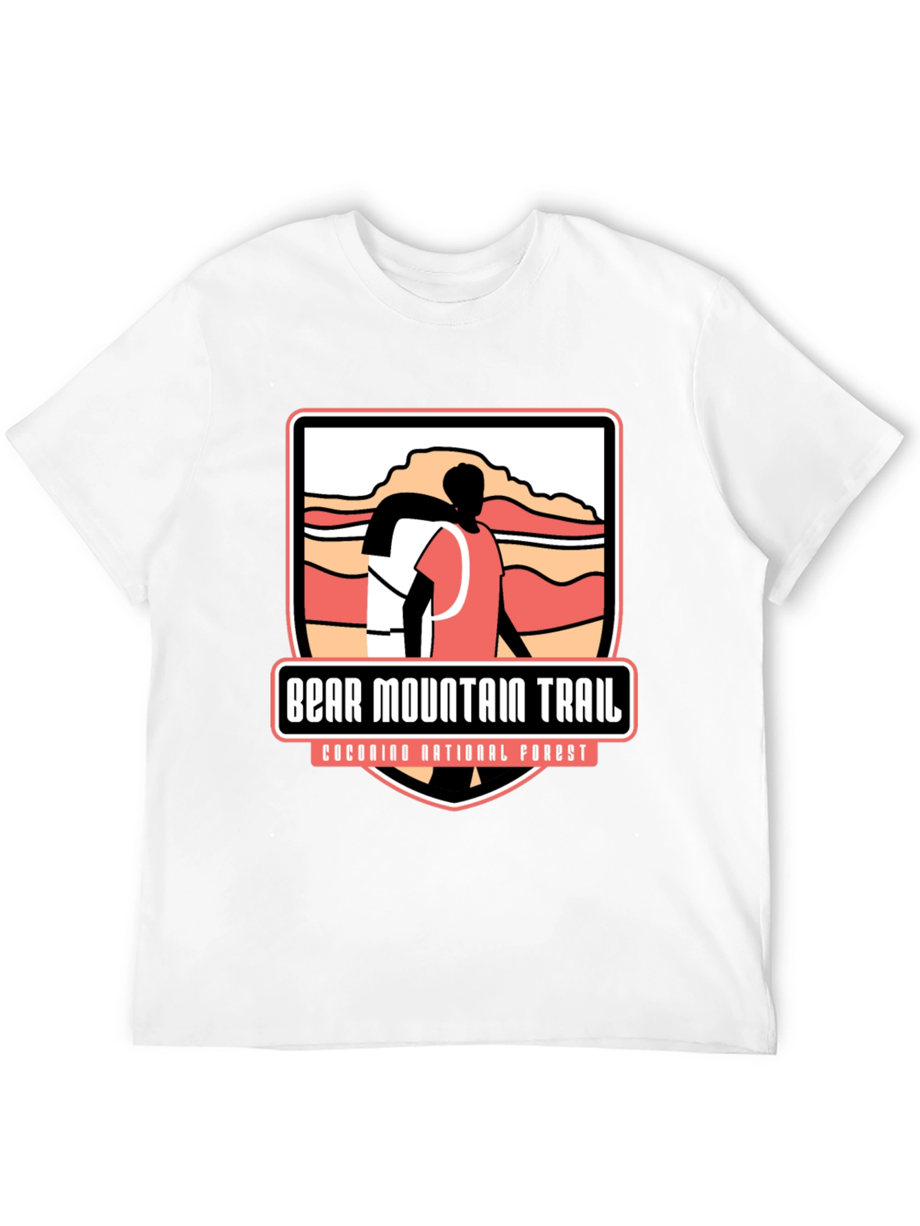 Bear Mountain Trail Black Graphic Tee