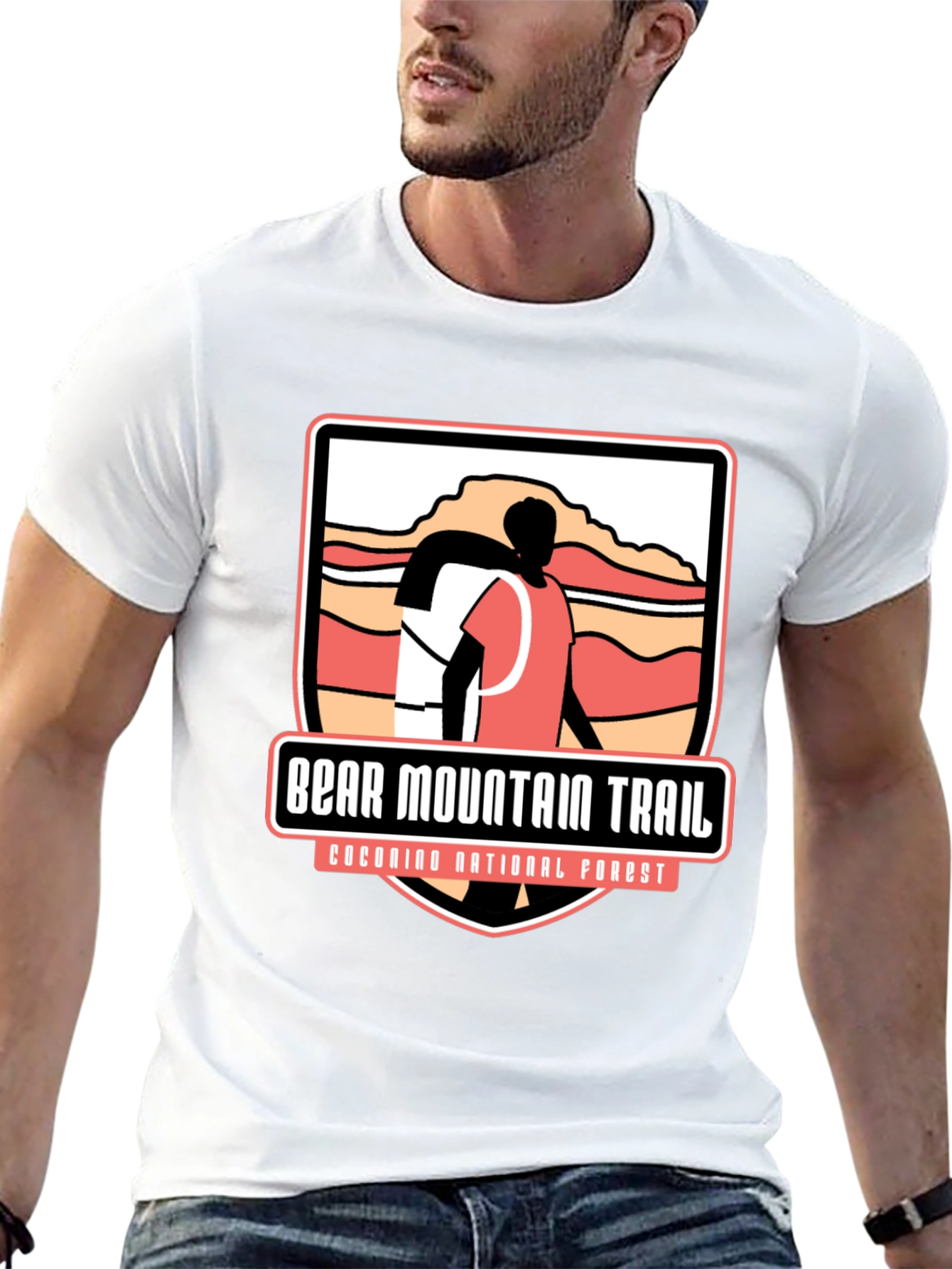 Bear Mountain Trail Black Graphic Tee