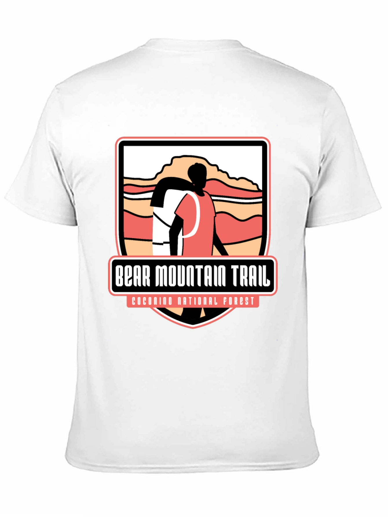 Bear Mountain Trail Black Graphic Tee